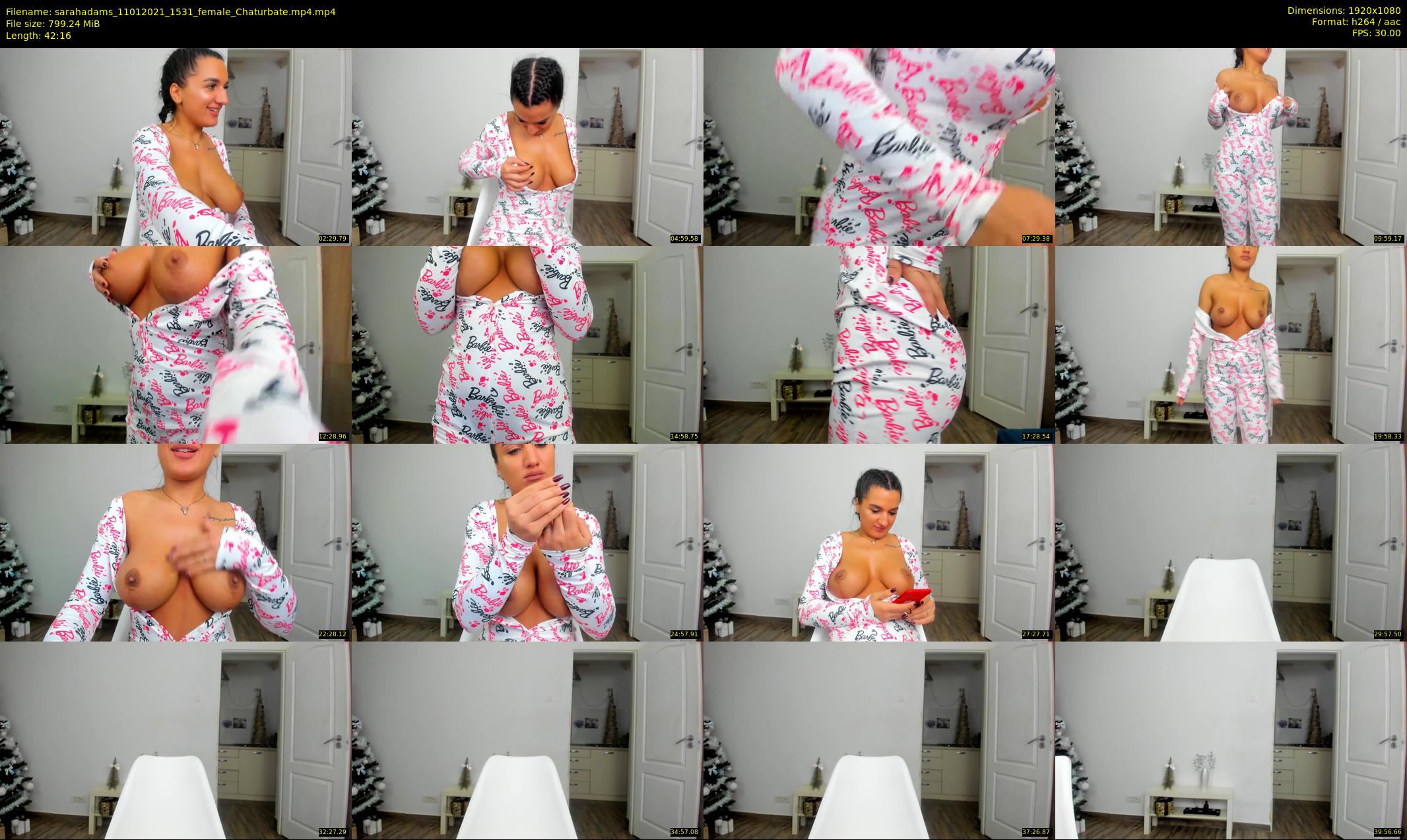 sarahadams — 43 minute Chaturbate female cam show recording, 1080p, Jan 11, 2021