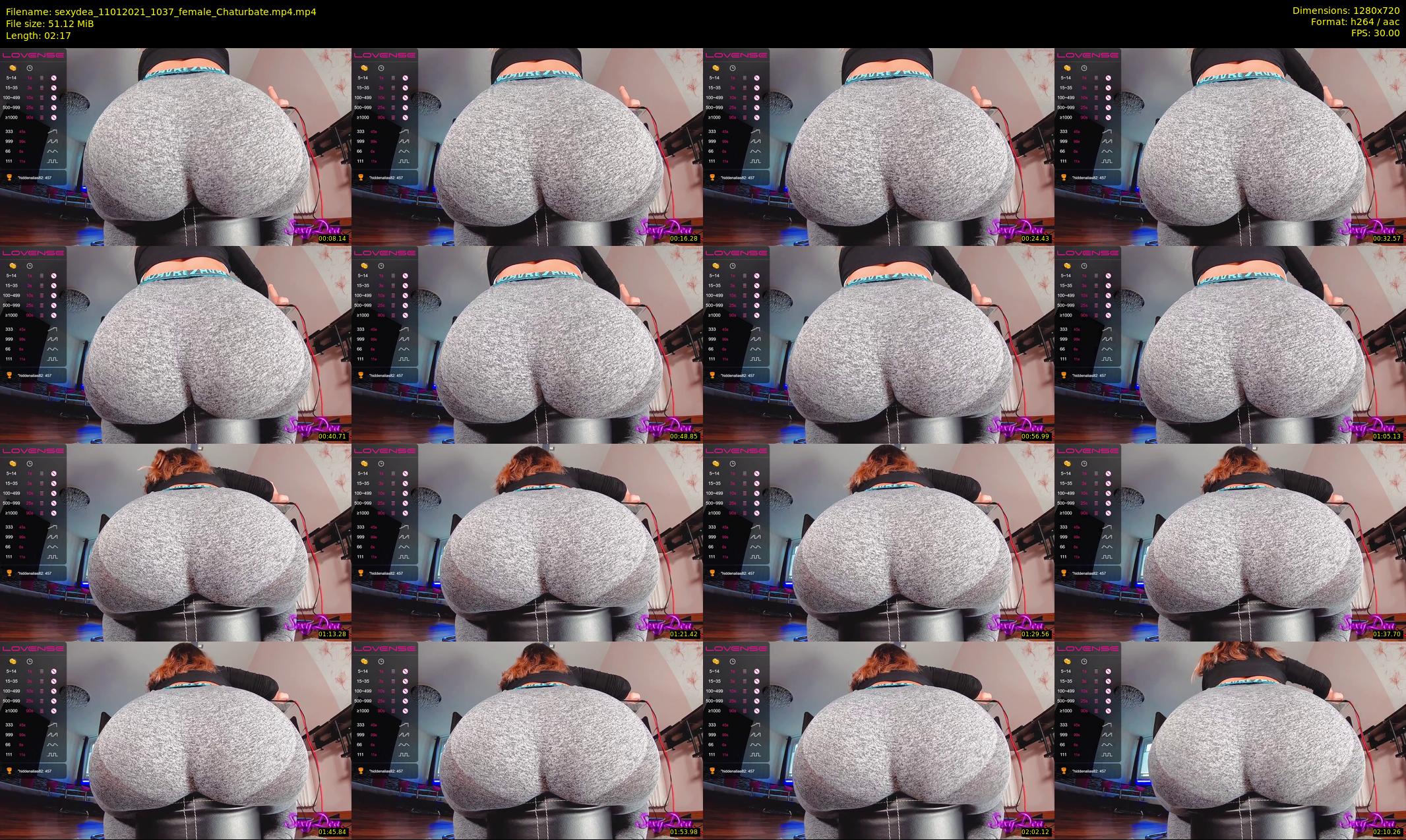 sexydea — 3 minute Chaturbate female cam show recording, 720p, Jan 11, 2021