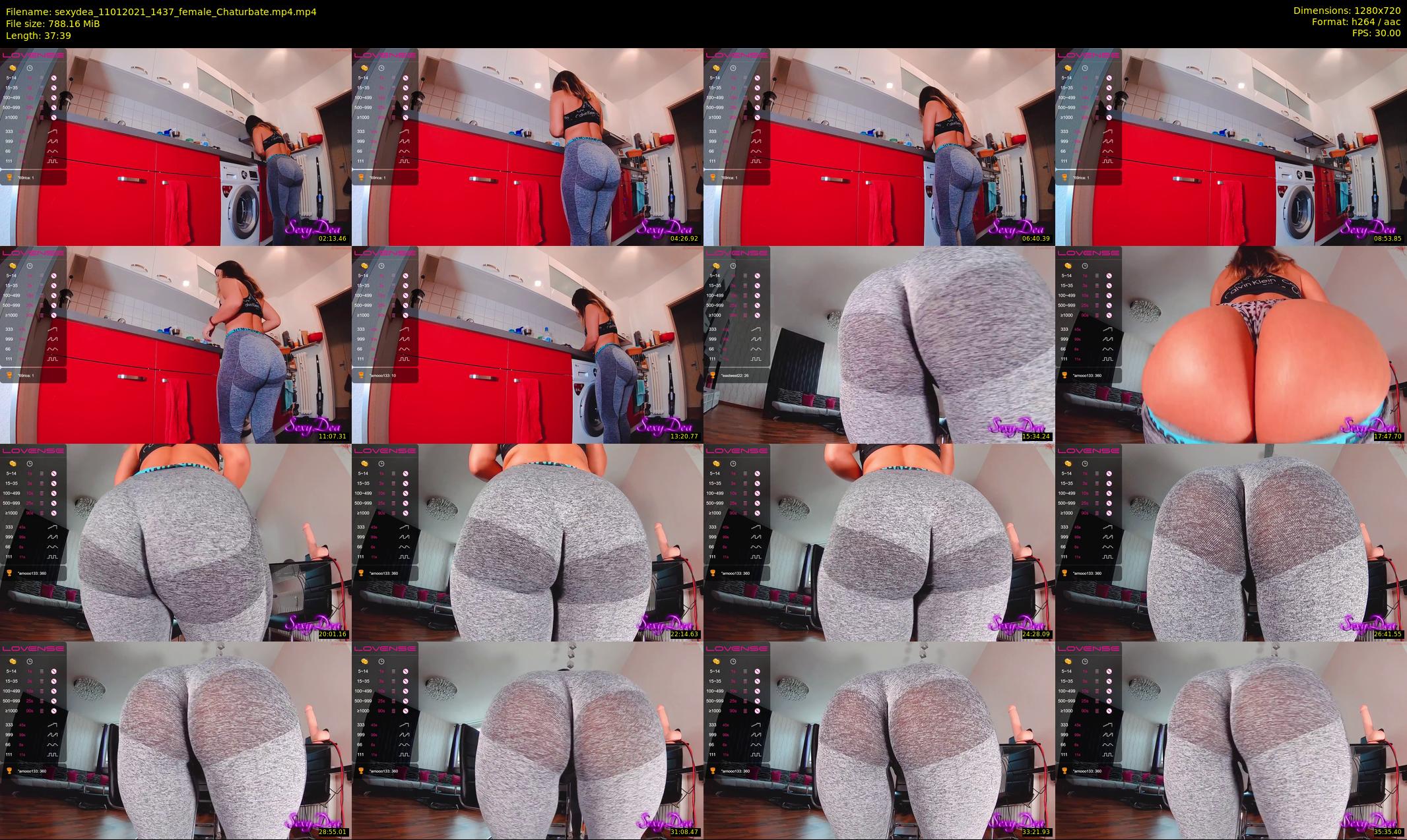 sexydea — 38 minute Chaturbate female cam show recording, 720p, Jan 11, 2021