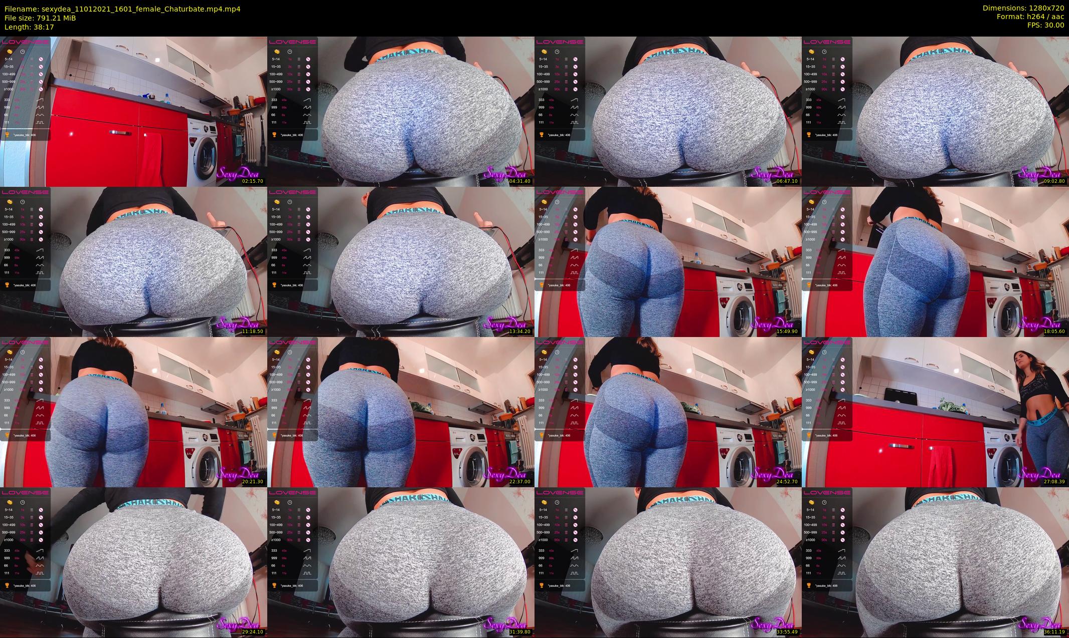 sexydea — 39 minute Chaturbate female cam show recording, 720p, Jan 11, 2021