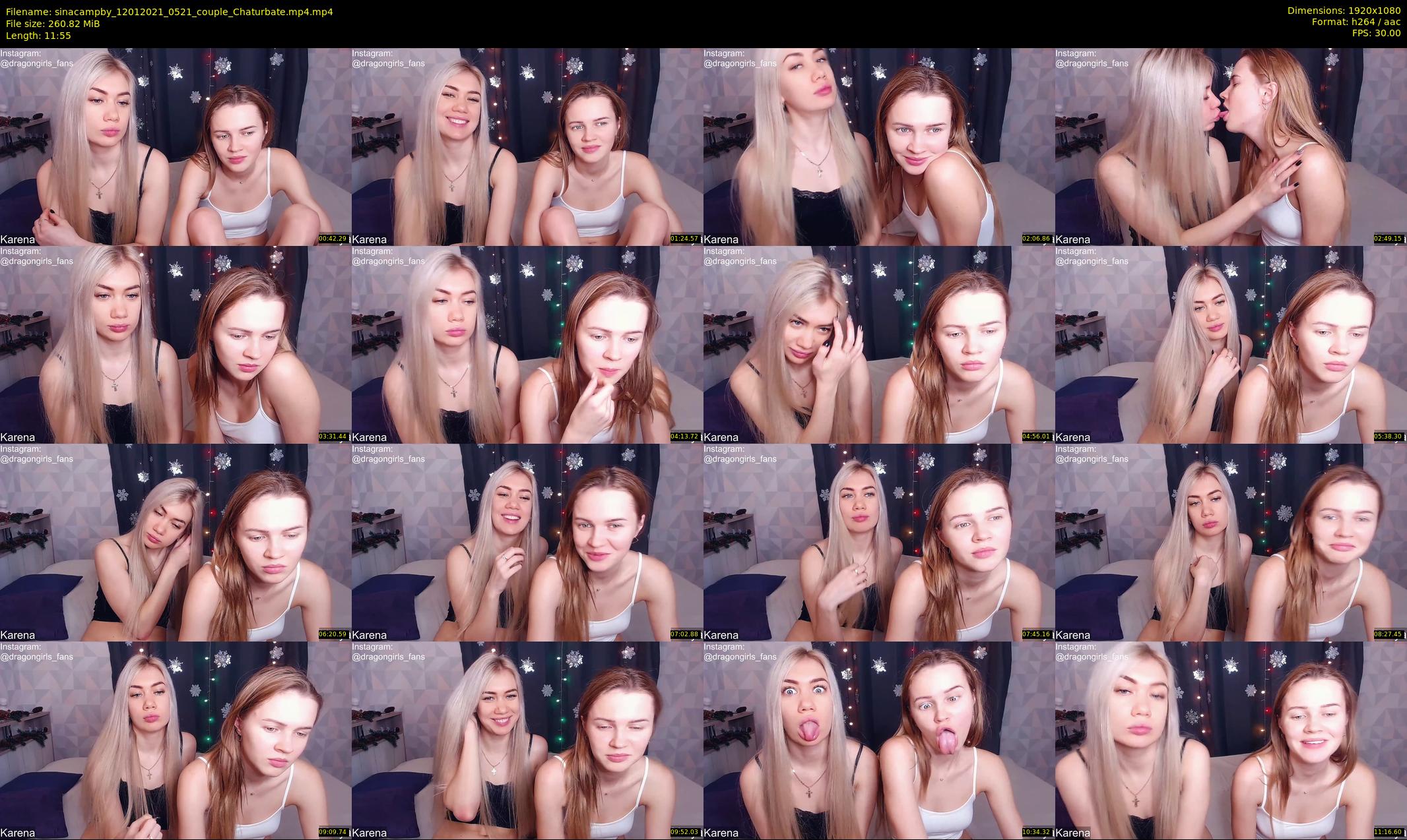 sinacampby — 12 minute Chaturbate couple cam show recording, 1080p, Jan 12, 2021