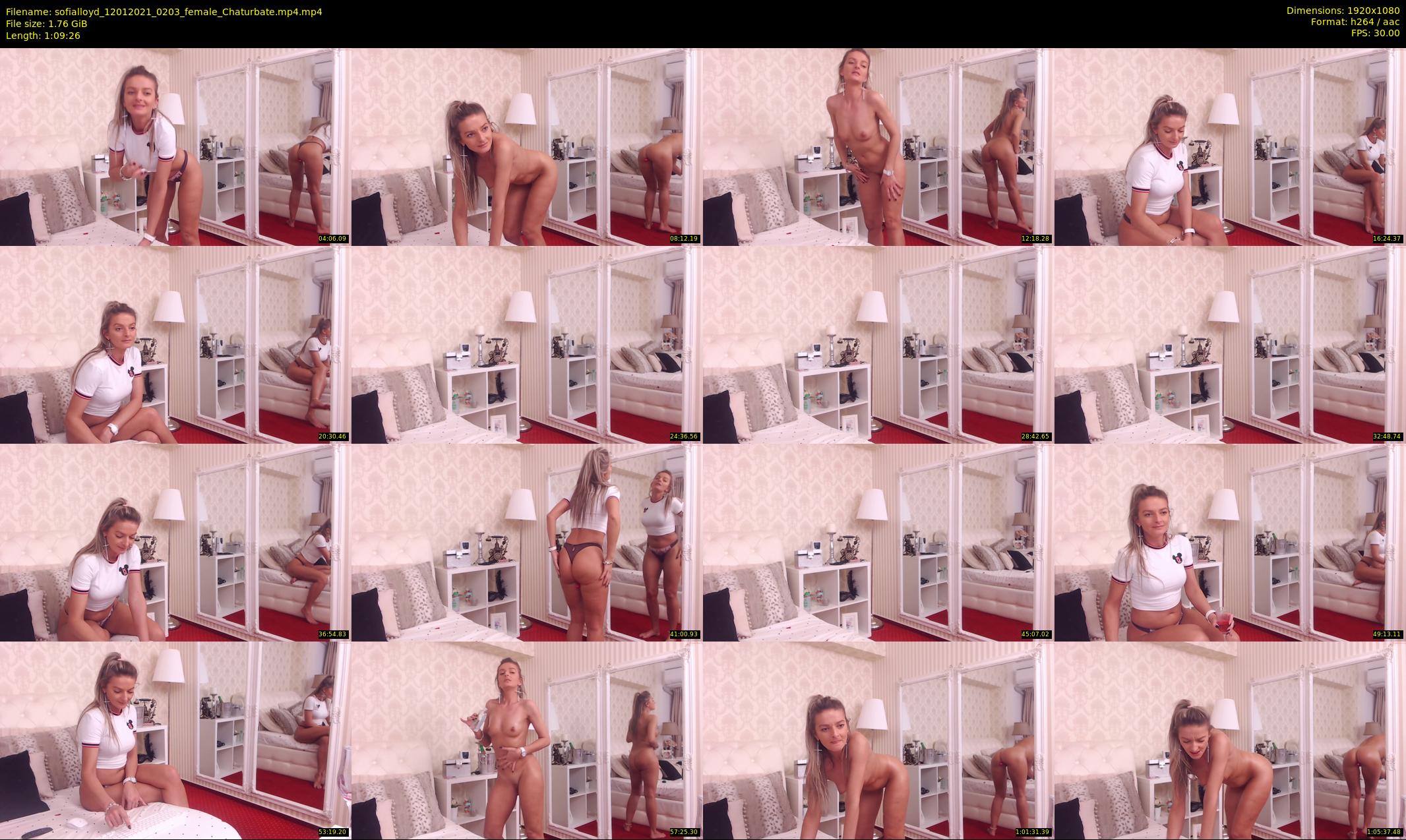 sofialloyd — 70 minute Chaturbate female cam show recording, 1080p, Jan 12, 2021