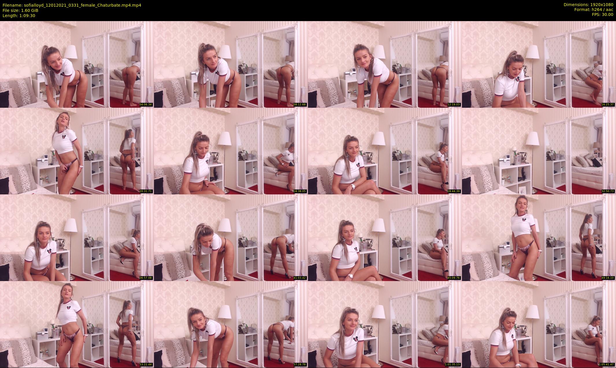sofialloyd — 70 minute Chaturbate female cam show recording, 1080p, Jan 12, 2021