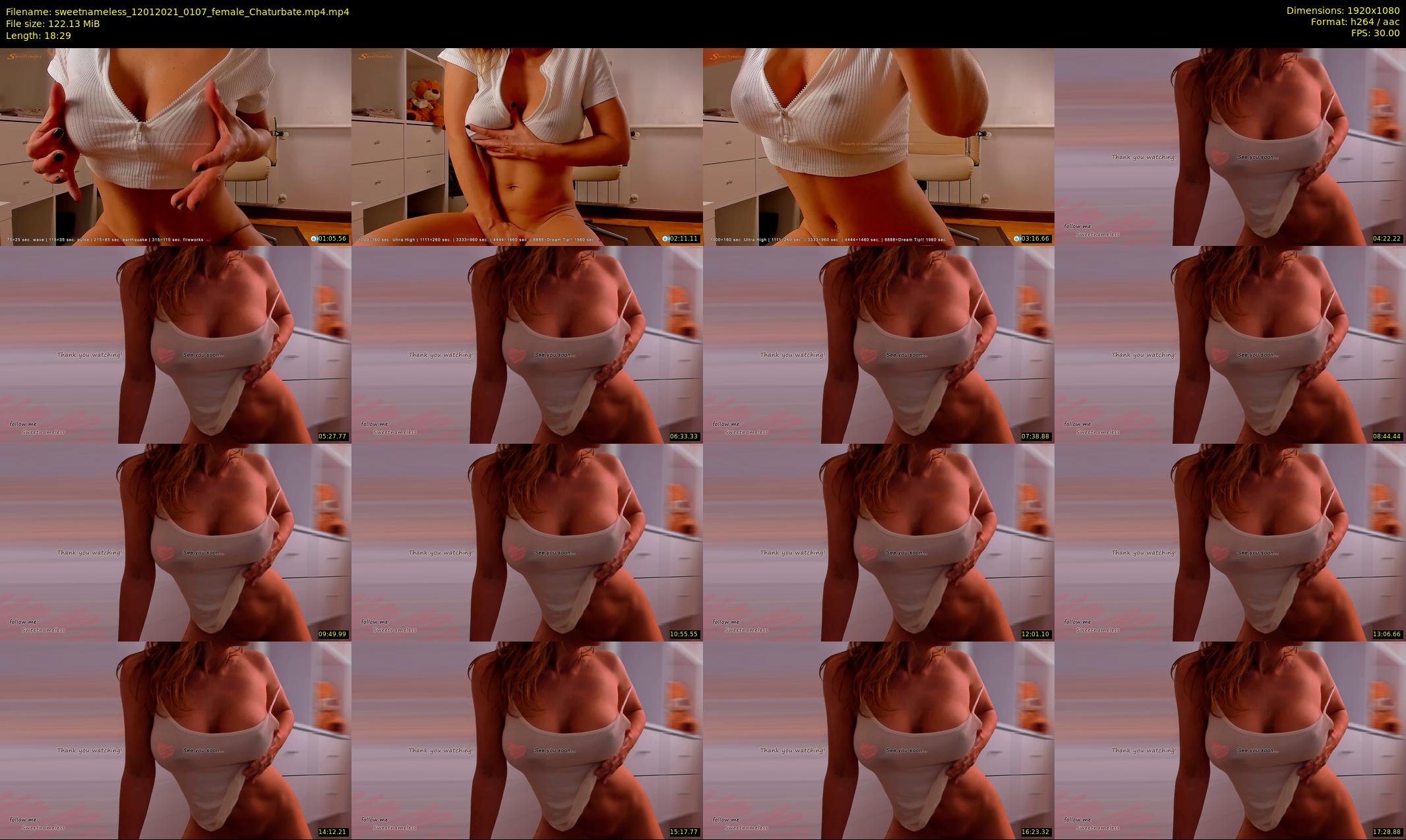 sweetnameless — 19 minute Chaturbate couple cam show recording, 1080p, Jan 12, 2021