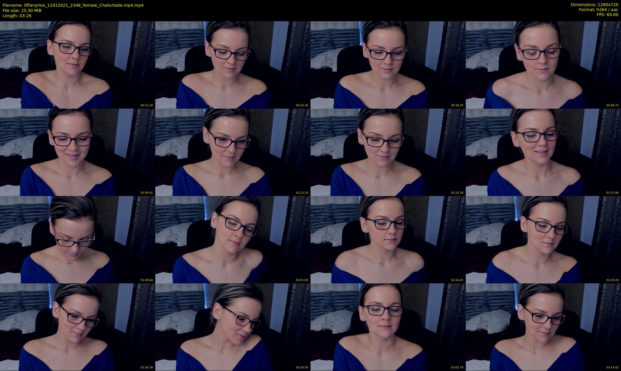tiffanyriox — 4 minute Chaturbate female cam show recording, 720p, Jan 11, 2021