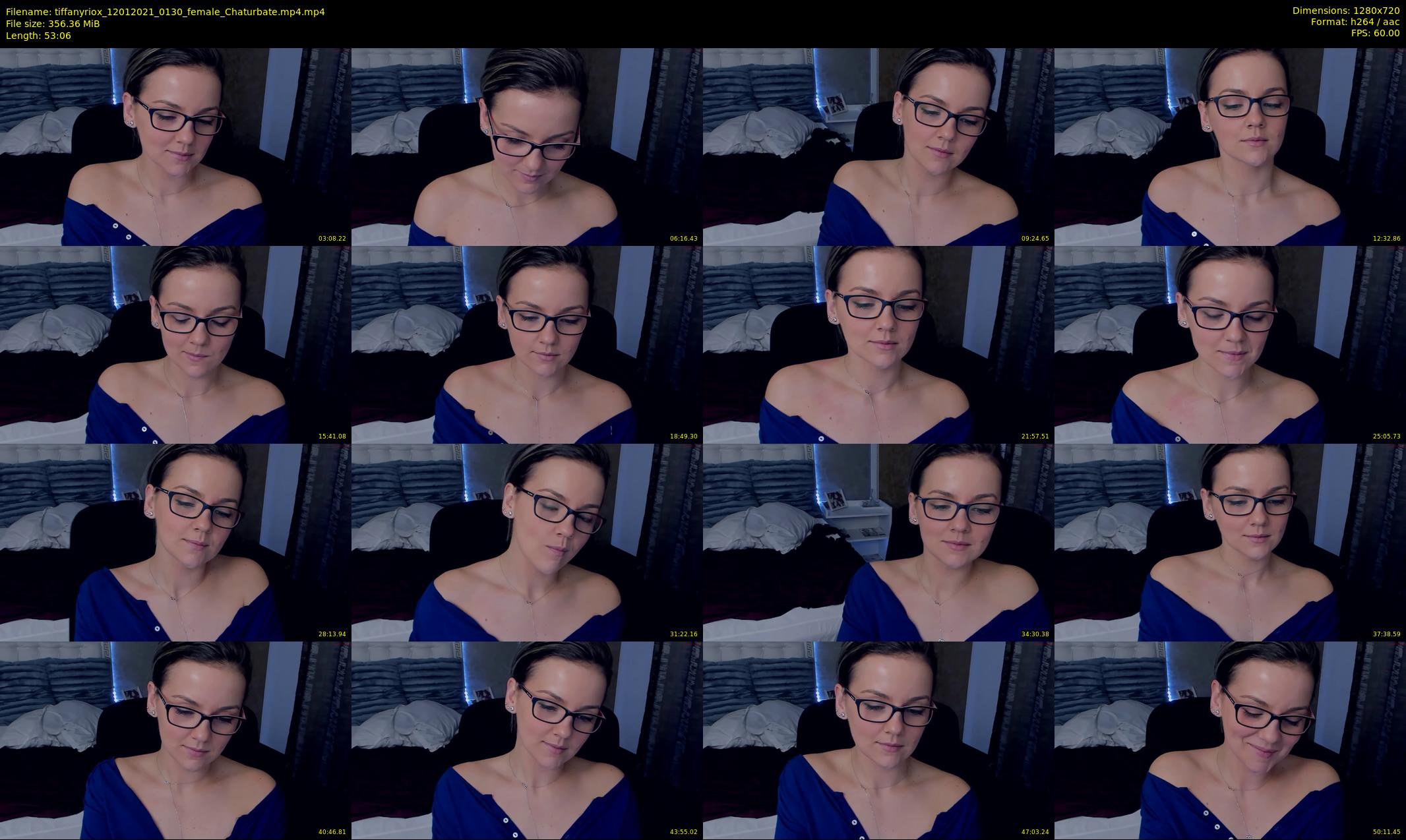 tiffanyriox — 54 minute Chaturbate female cam show recording, 720p, Jan 12, 2021