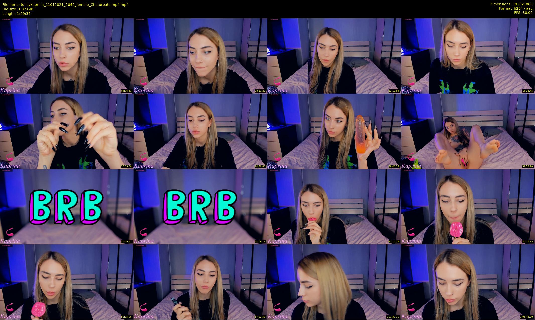 tonsykaprina — 70 minute Chaturbate couple cam show recording, 1080p, Jan 11, 2021