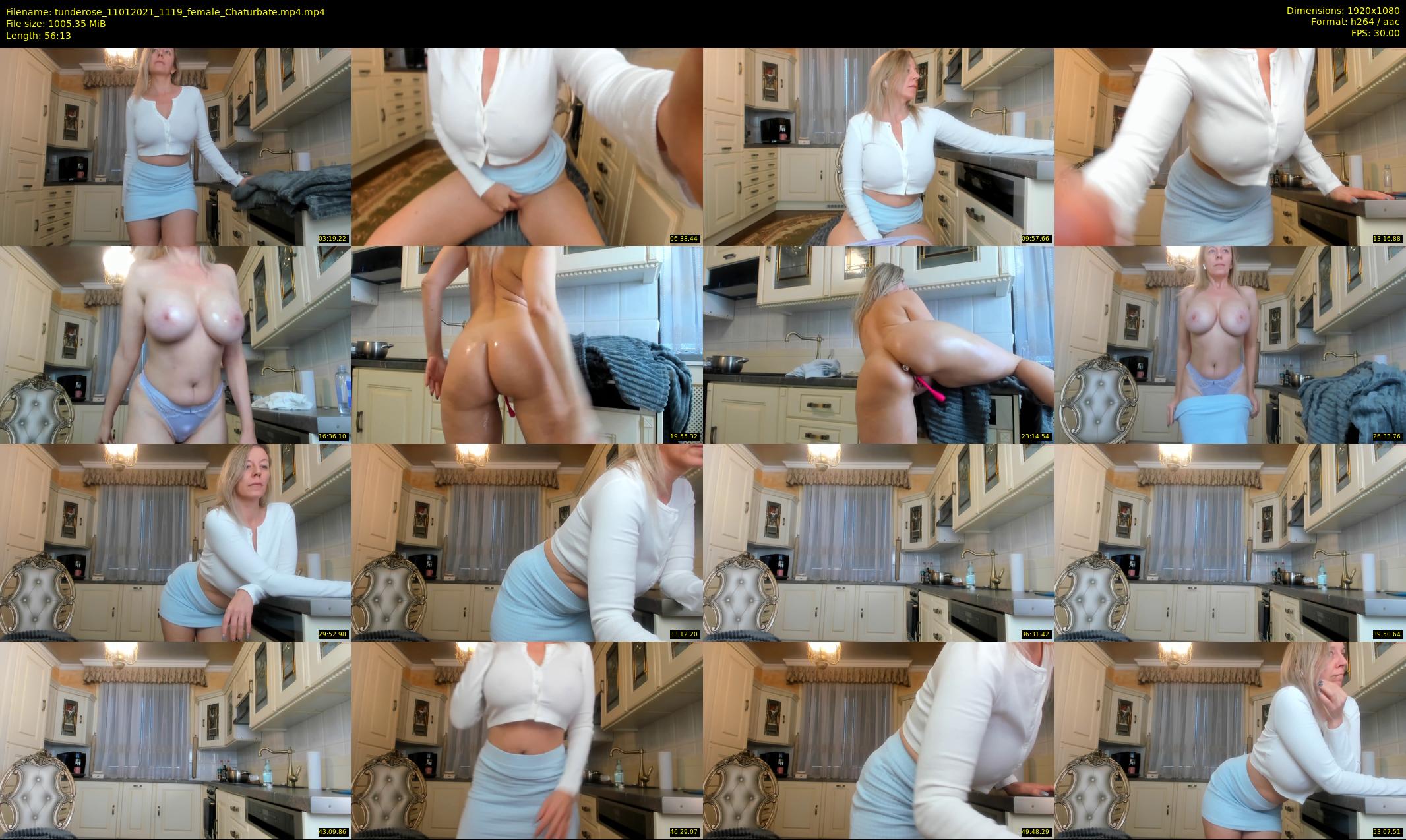 tunderose — 57 minute Chaturbate female cam show recording, 1080p, Jan 11, 2021