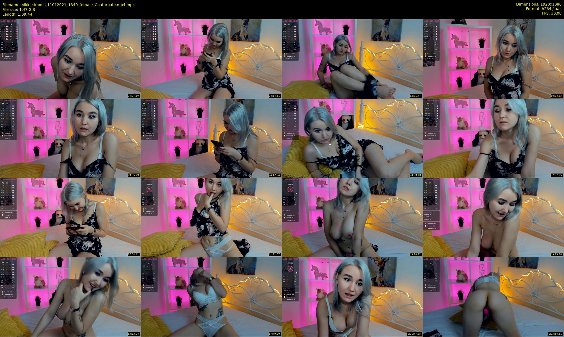 vikki_simons — 70 minute Chaturbate couple cam show recording, 1080p, Jan 11, 2021