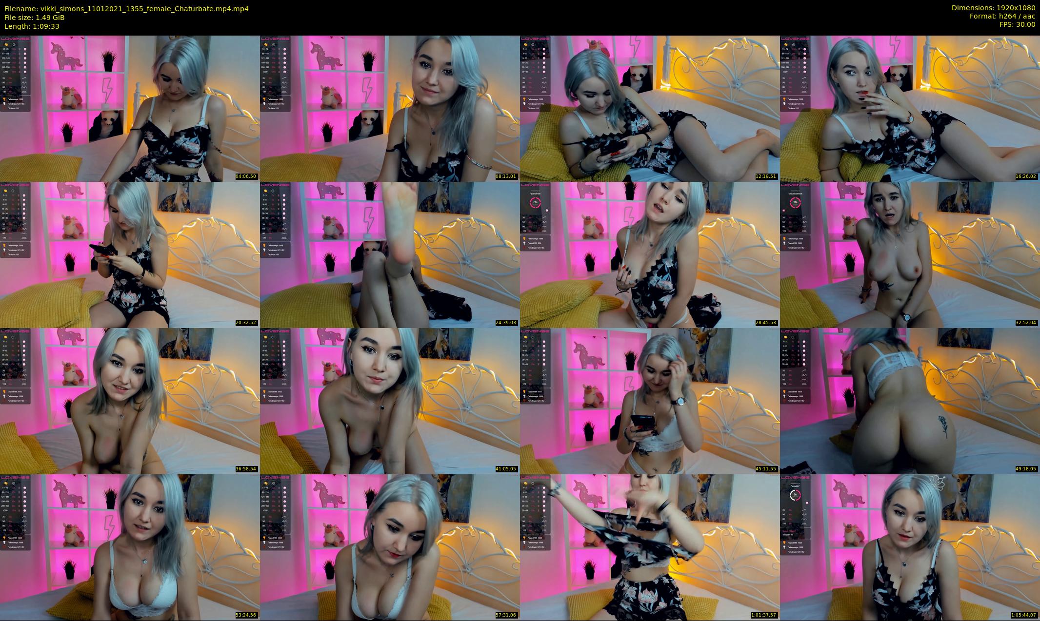 vikki_simons — 70 minute Chaturbate couple cam show recording, 1080p, Jan 11, 2021