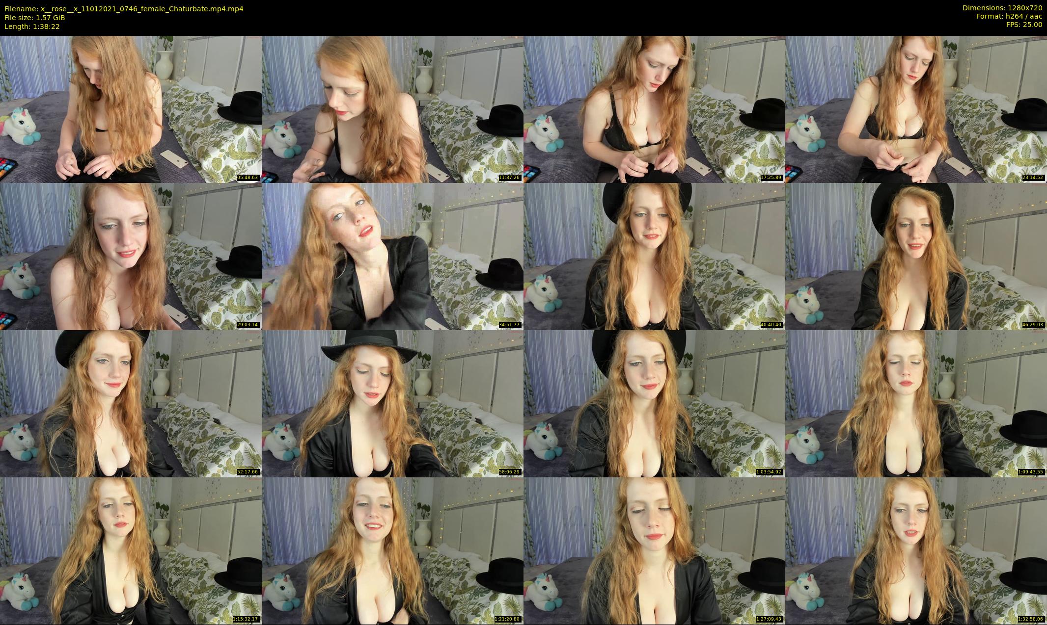 x__rose__x — 99 minute Chaturbate female cam show recording, 720p, Jan 11, 2021