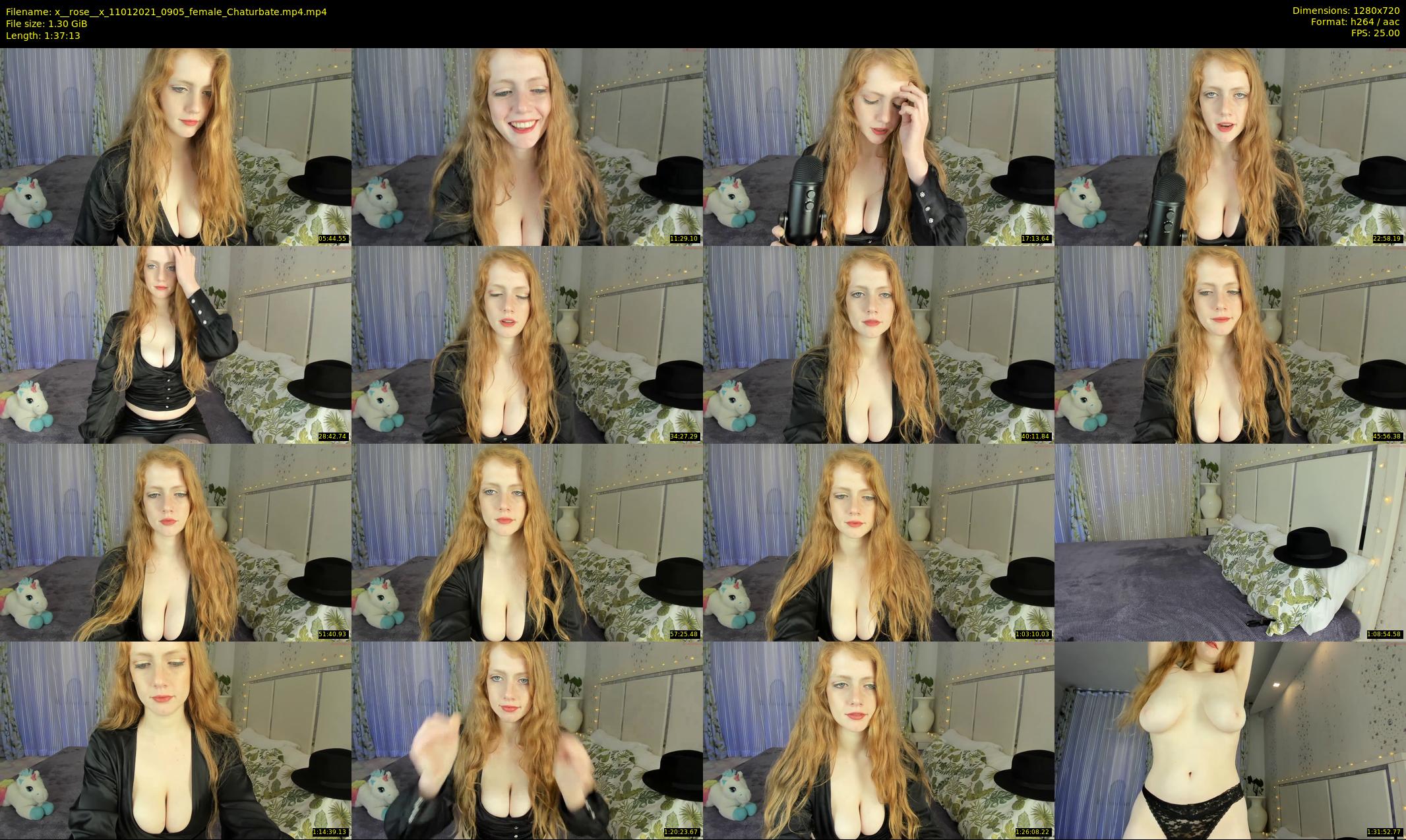 x__rose__x — 98 minute Chaturbate female cam show recording, 720p, Jan 11, 2021