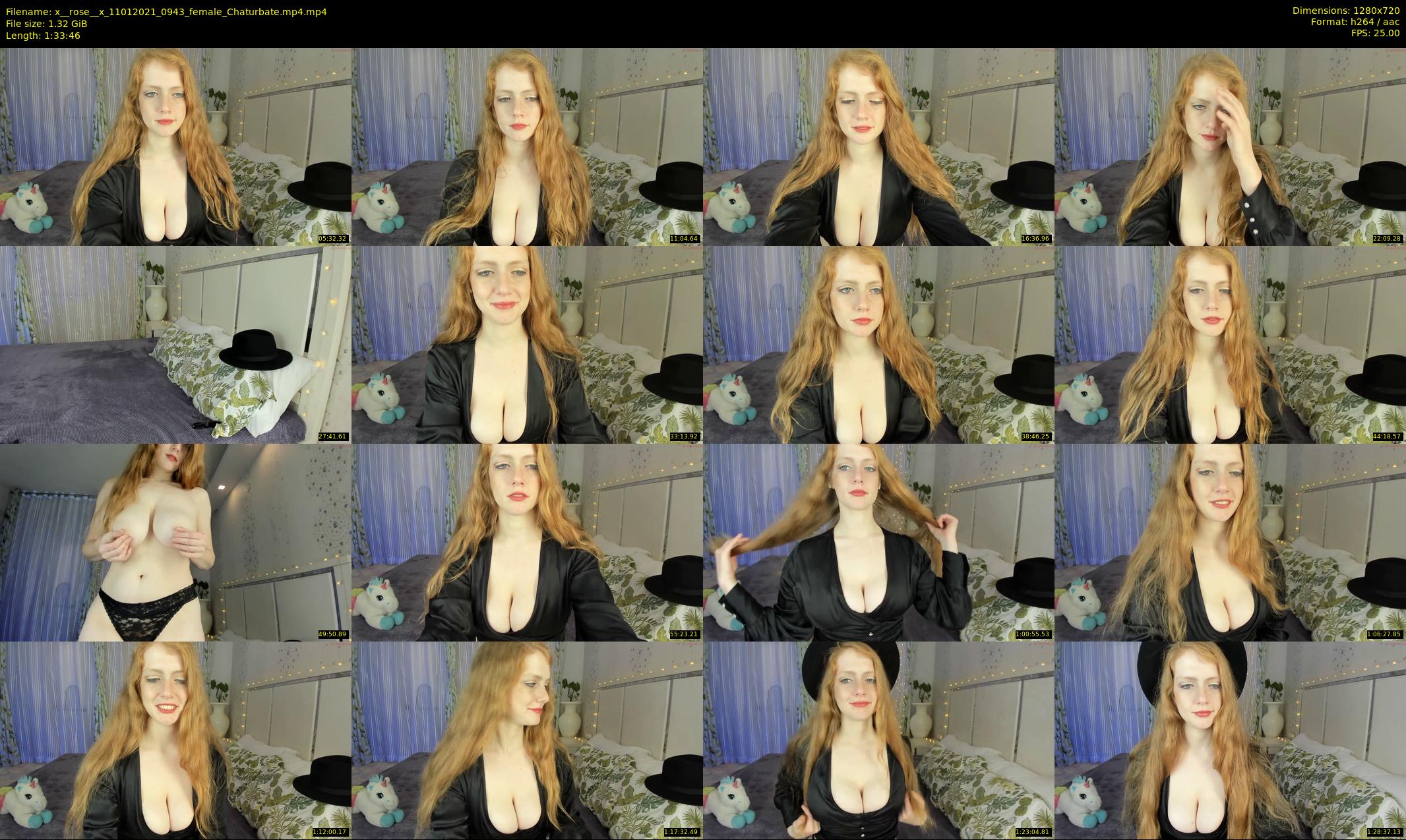 x__rose__x — 94 minute Chaturbate female cam show recording, 720p, Jan 11, 2021