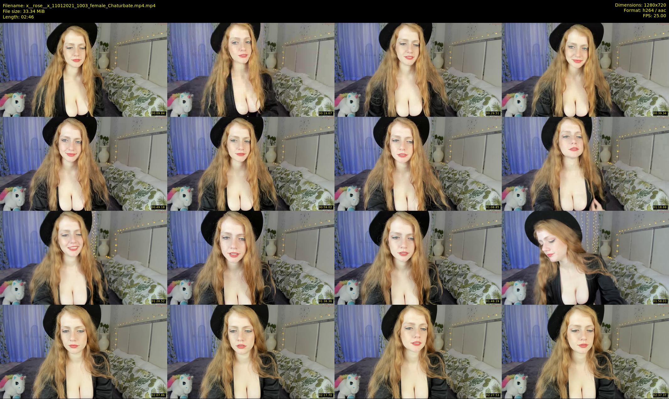 x__rose__x — 3 minute Chaturbate female cam show recording, 720p, Jan 11, 2021