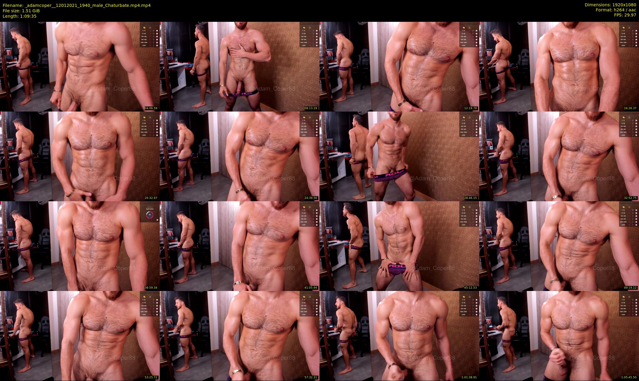 _adamcoper_ — 70 minute Chaturbate male cam show recording, 1080p, Jan 12, 2021