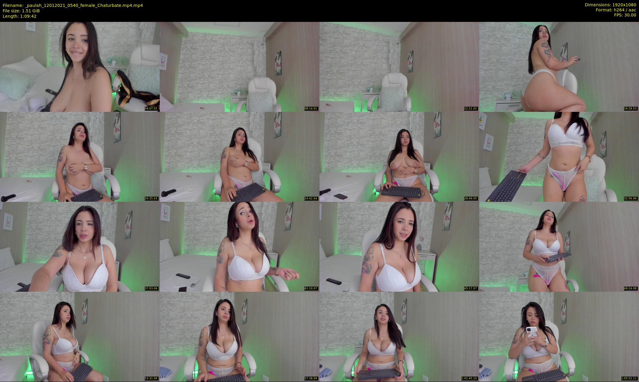 _paulah — 70 minute Chaturbate female cam show recording, 1080p, Jan 12, 2021