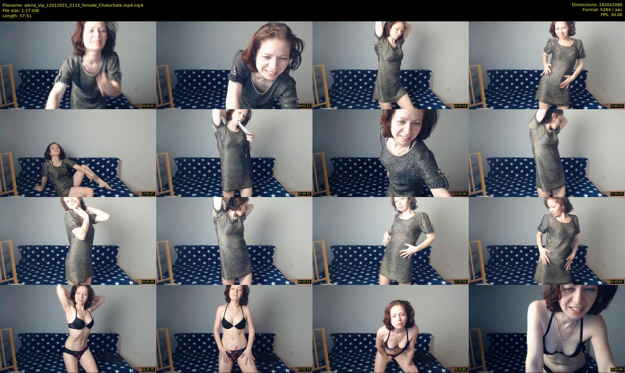 alena_vip — 58 minute Chaturbate female cam show recording, 1080p, Jan 12, 2021