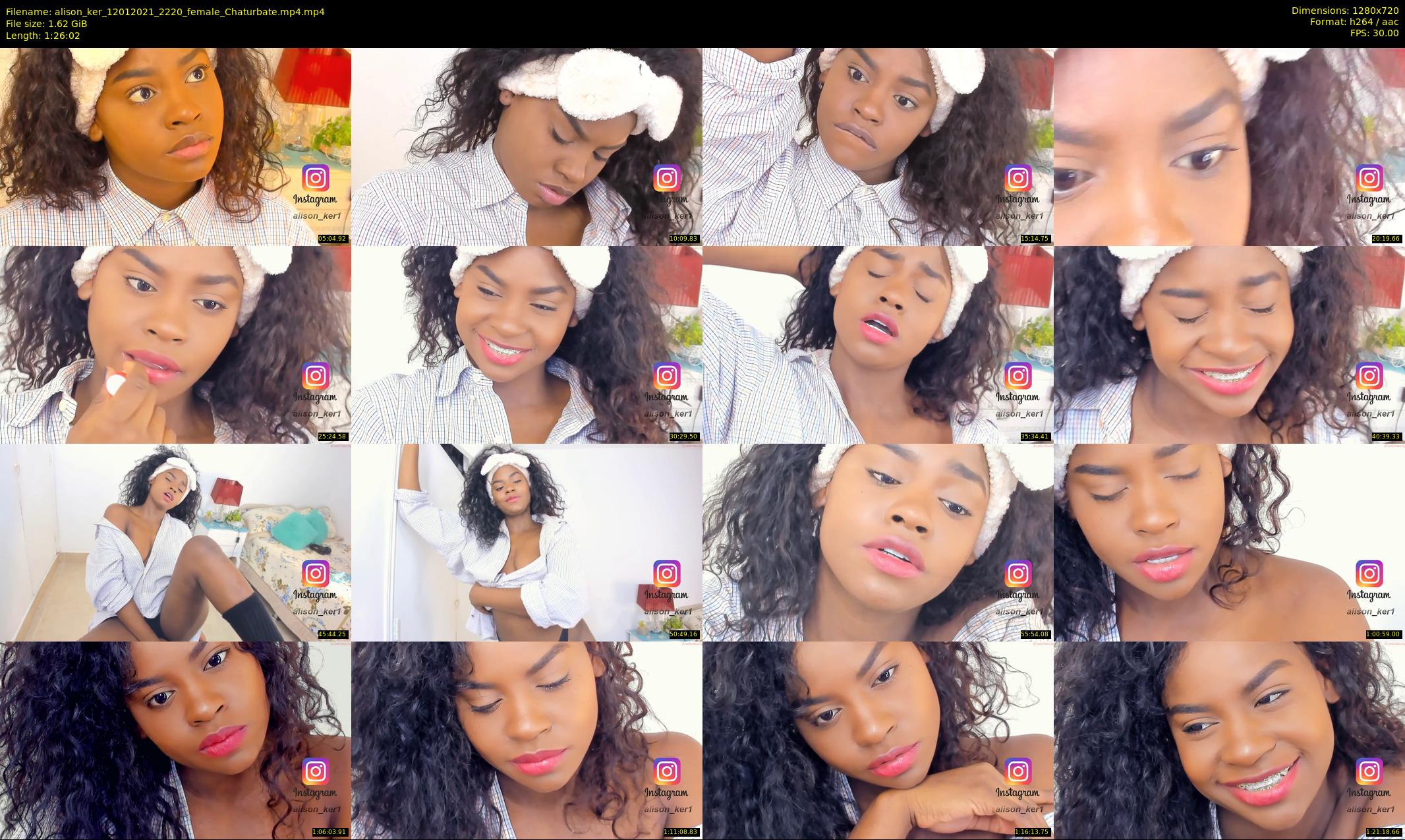 alison_ker — 87 minute Chaturbate female cam show recording, 720p, Jan 12, 2021