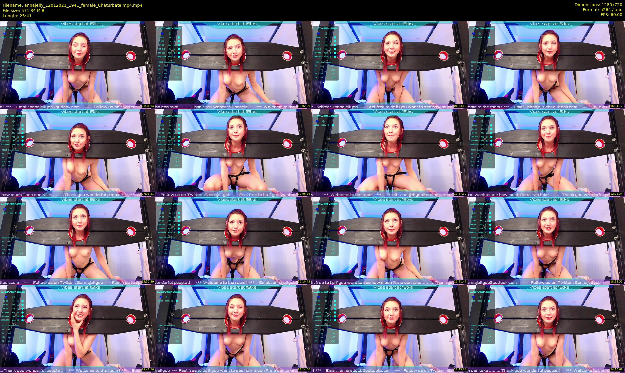 annajelly — 26 minute Chaturbate couple cam show recording, 720p, Jan 12, 2021