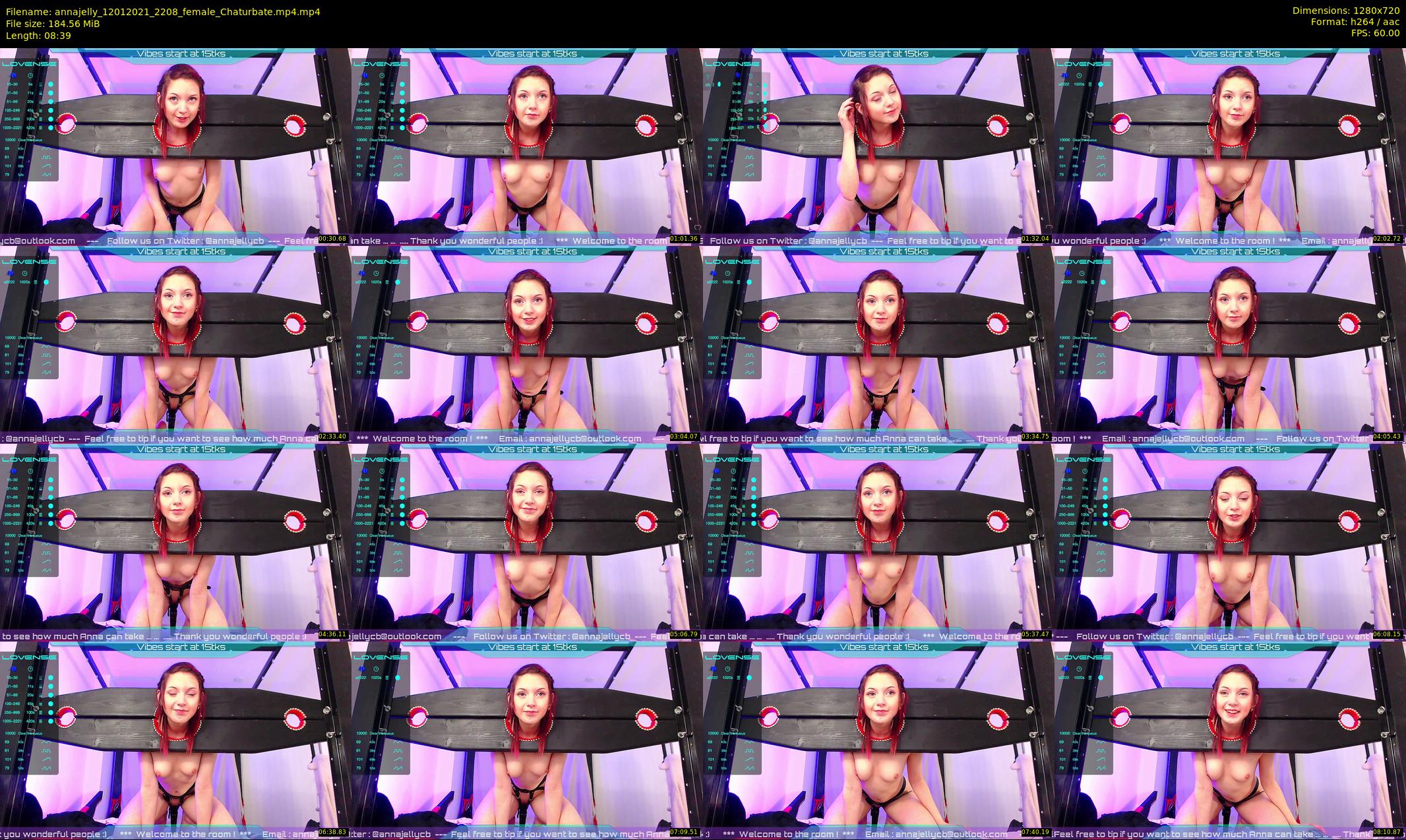 annajelly — 9 minute Chaturbate couple cam show recording, 720p, Jan 12, 2021