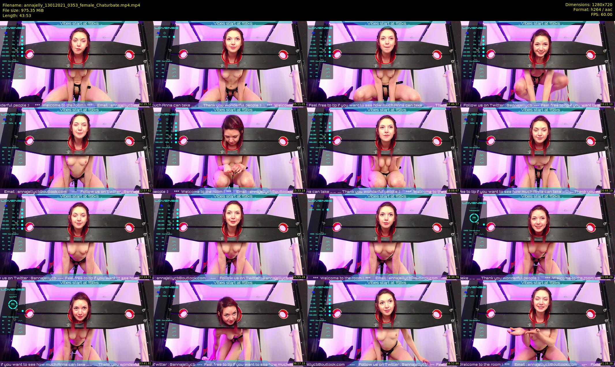 annajelly — 44 minute Chaturbate couple cam show recording, 720p, Jan 13, 2021
