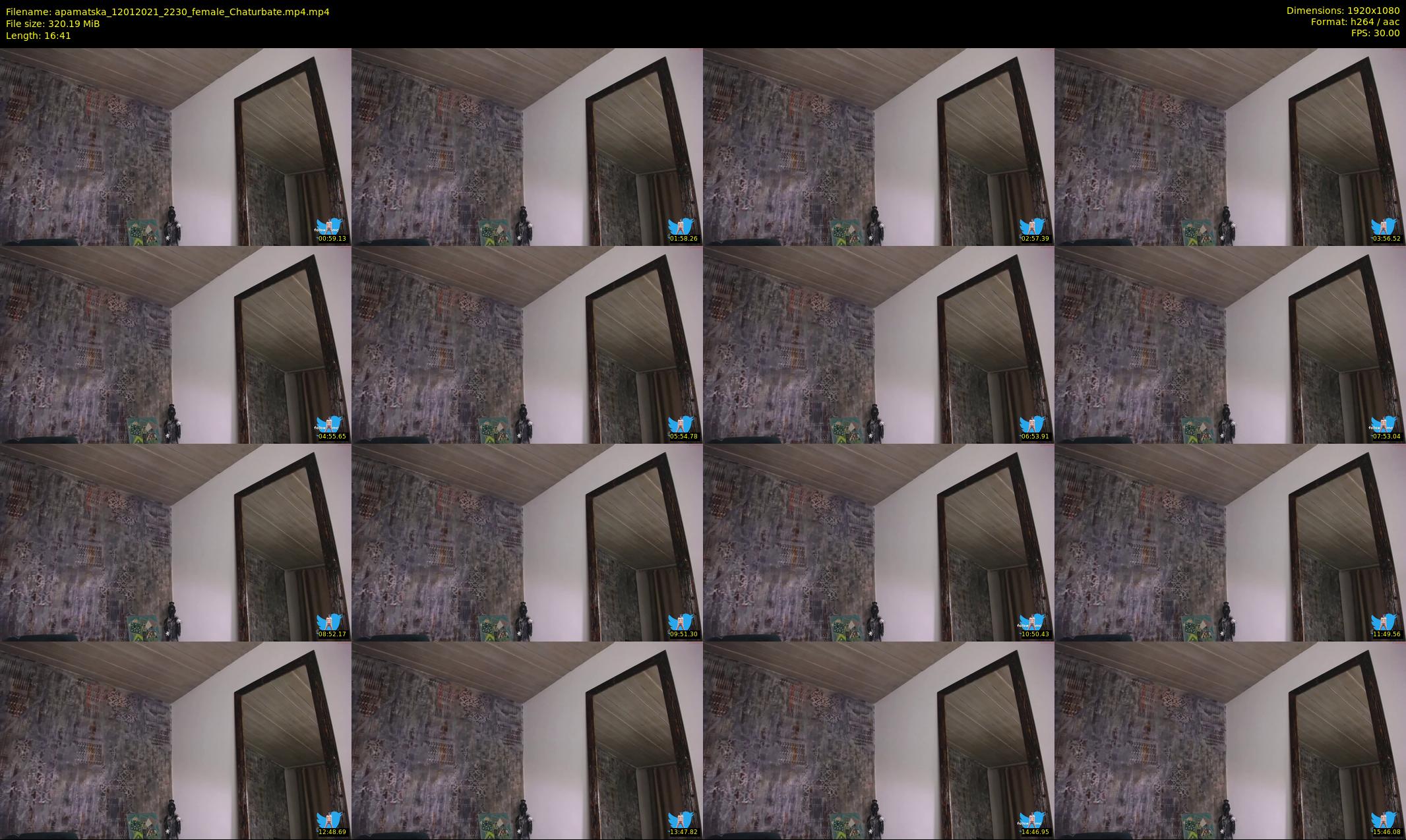 apamatska — 17 minute Chaturbate female cam show recording, 1080p, Jan 12, 2021