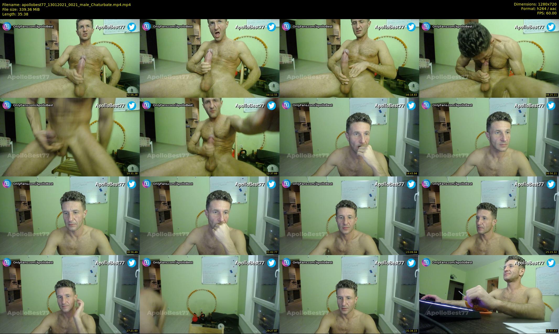 apollobest77 — 36 minute Chaturbate male cam show recording, 720p, Jan 13, 2021