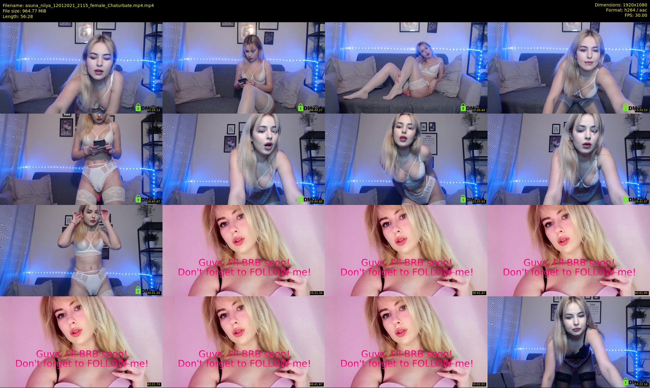 asuna_niiya — 57 minute Chaturbate couple cam show recording, 1080p, Jan 12, 2021