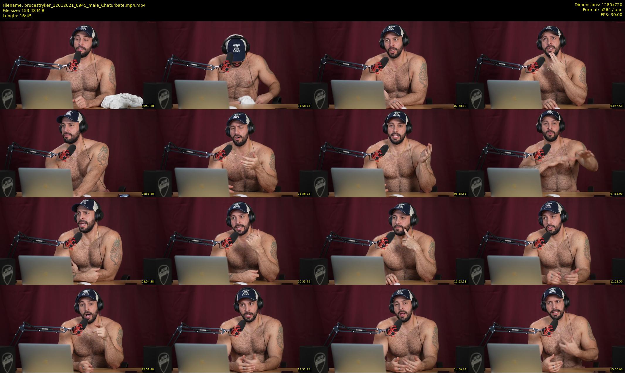 brucestryker — 17 minute Chaturbate male cam show recording, 720p, Jan 12, 2021