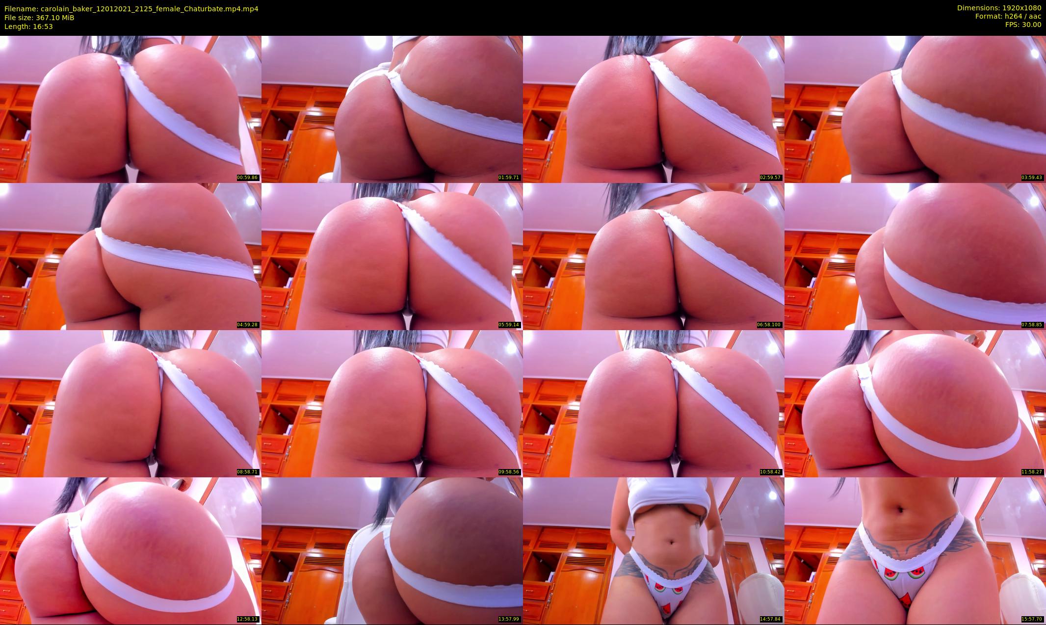 carolain_baker — 17 minute Chaturbate female cam show recording, 1080p, Jan 12, 2021