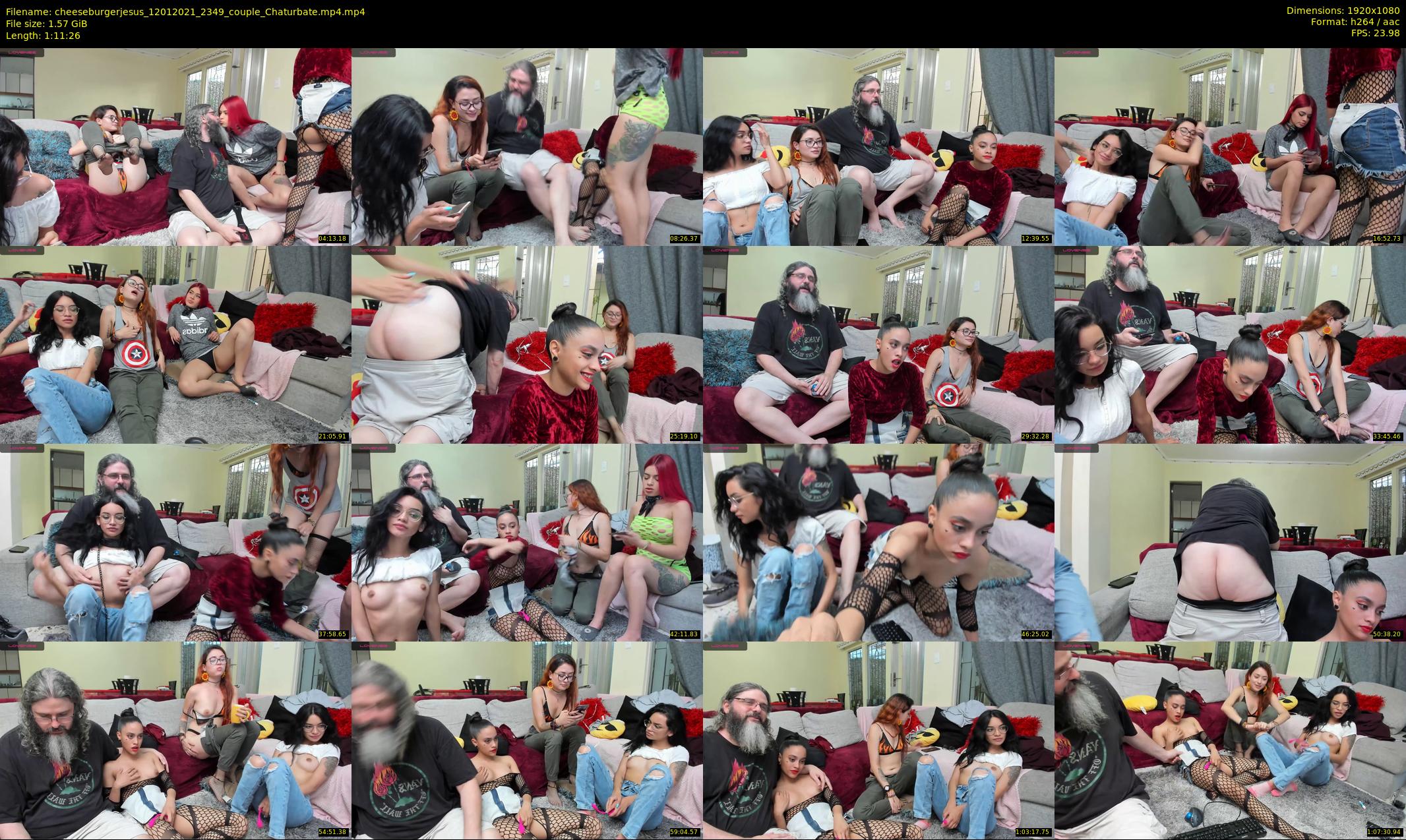 cheeseburgerjesus — 72 minute Chaturbate couple cam show recording, 1080p, Jan 12, 2021