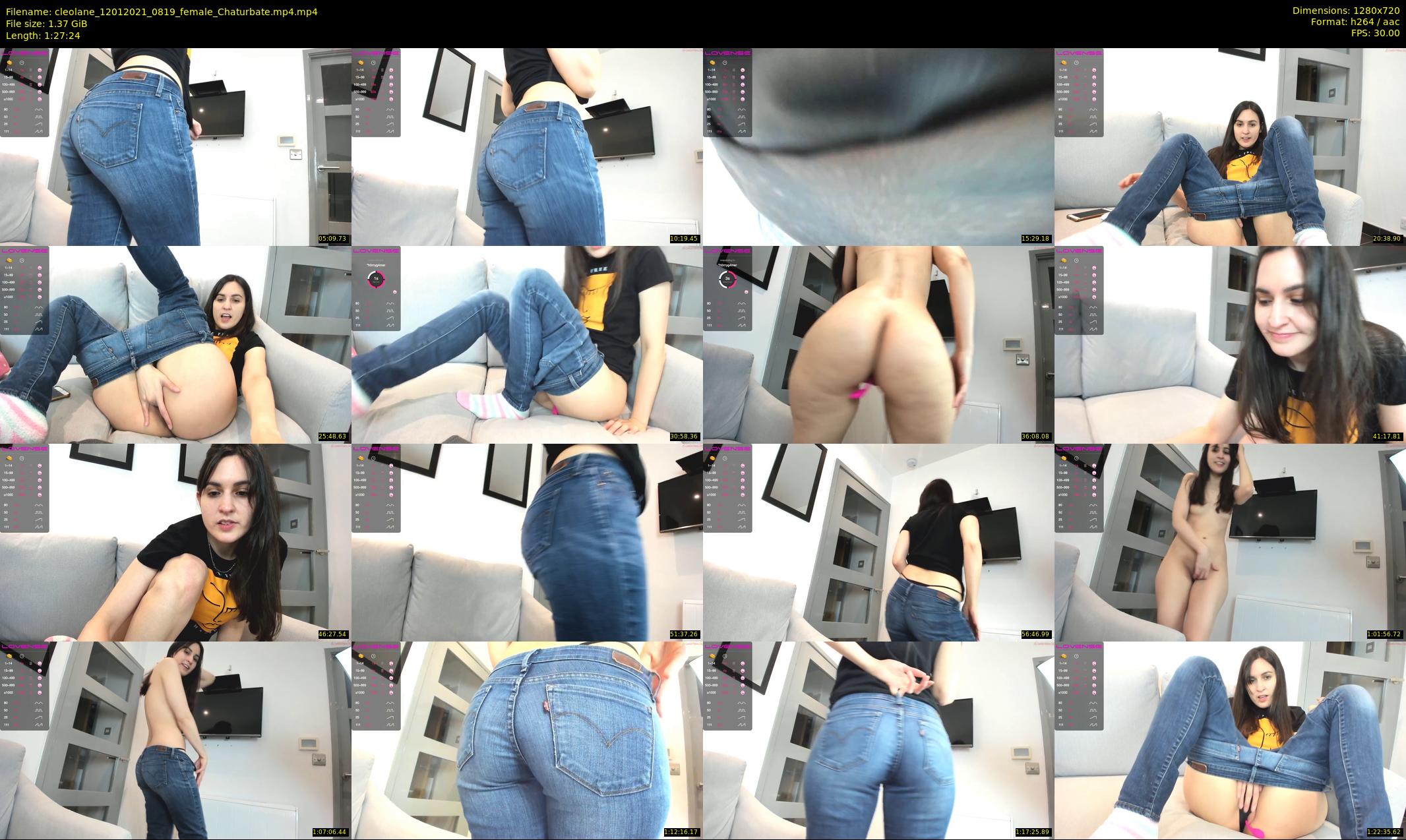 cleolane — 88 minute Chaturbate female cam show recording, 720p, Jan 12, 2021