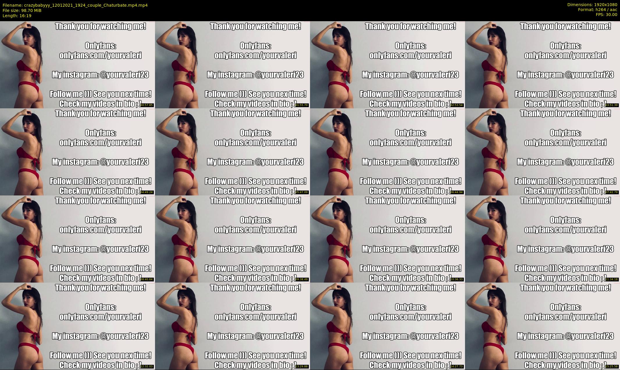 crazybabyyy — 17 minute Chaturbate couple cam show recording, 1080p, Jan 12, 2021