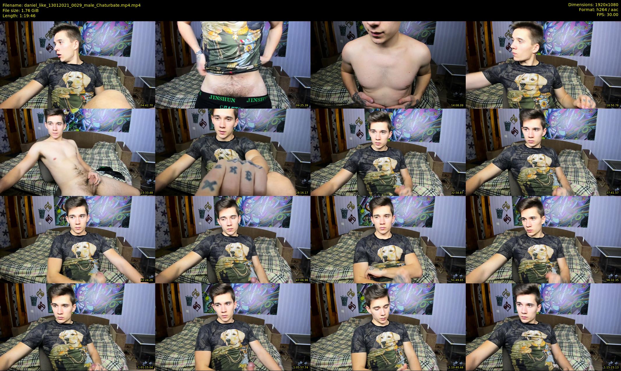 daniel_like — 80 minute Chaturbate male cam show recording, 1080p, Jan 13, 2021