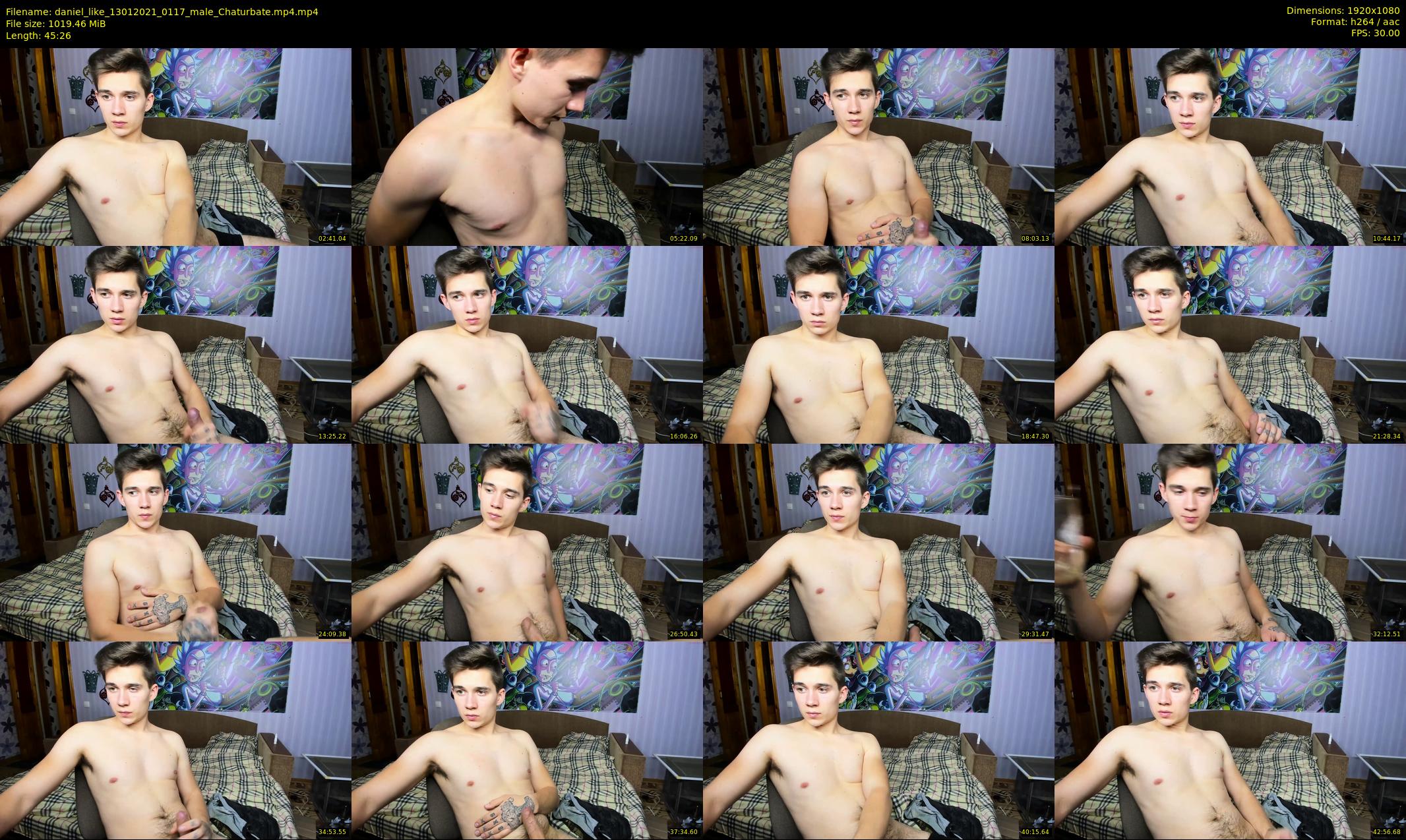 daniel_like — 46 minute Chaturbate male cam show recording, 1080p, Jan 13, 2021