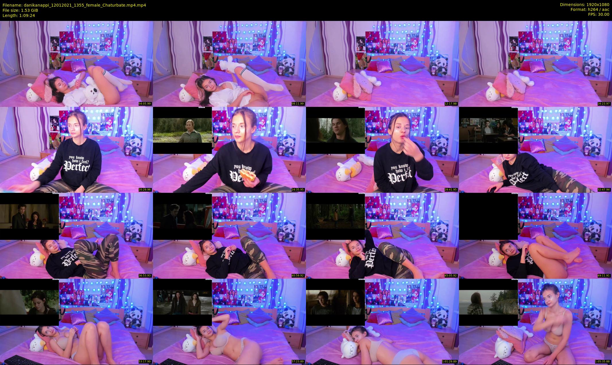 danikanappi — 70 minute Chaturbate female cam show recording, 1080p, Jan 12, 2021