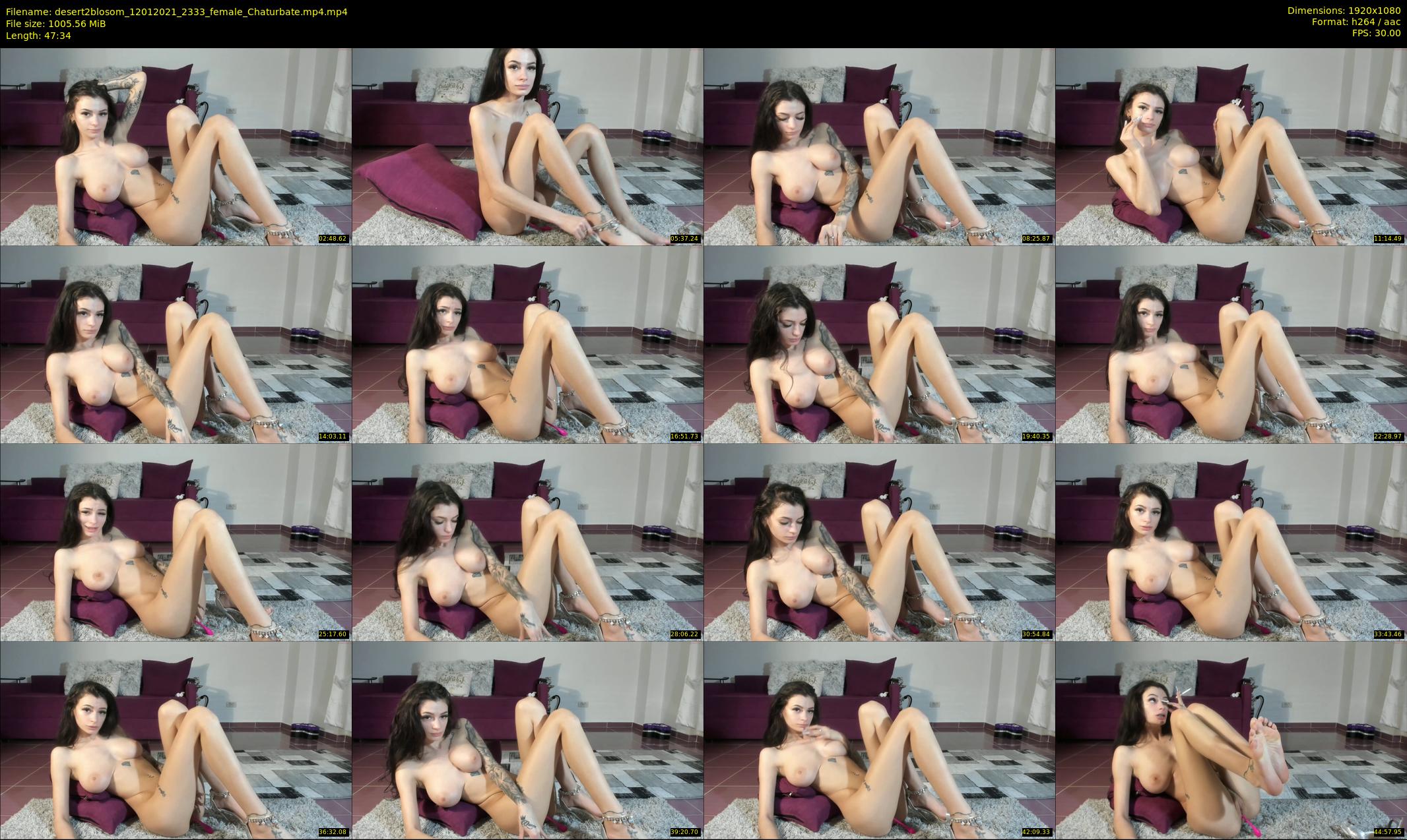 desert2blosom — 48 minute Chaturbate female cam show recording, 1080p, Jan 12, 2021