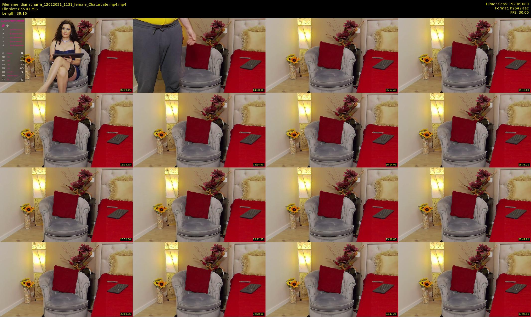 dianacharm — 40 minute Chaturbate female cam show recording, 1080p, Jan 12, 2021
