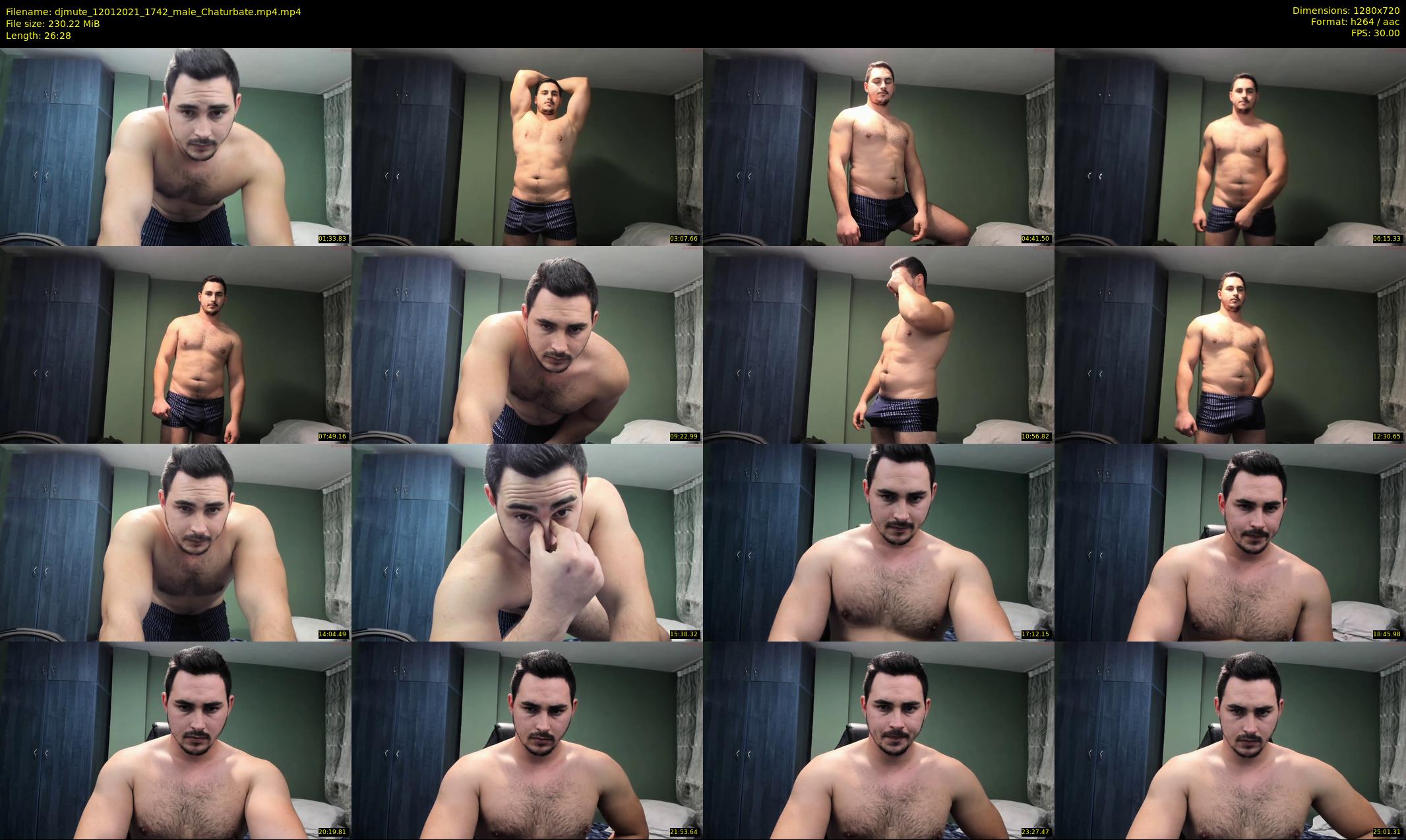 djmute — 27 minute Chaturbate male cam show recording, 720p, Jan 12, 2021