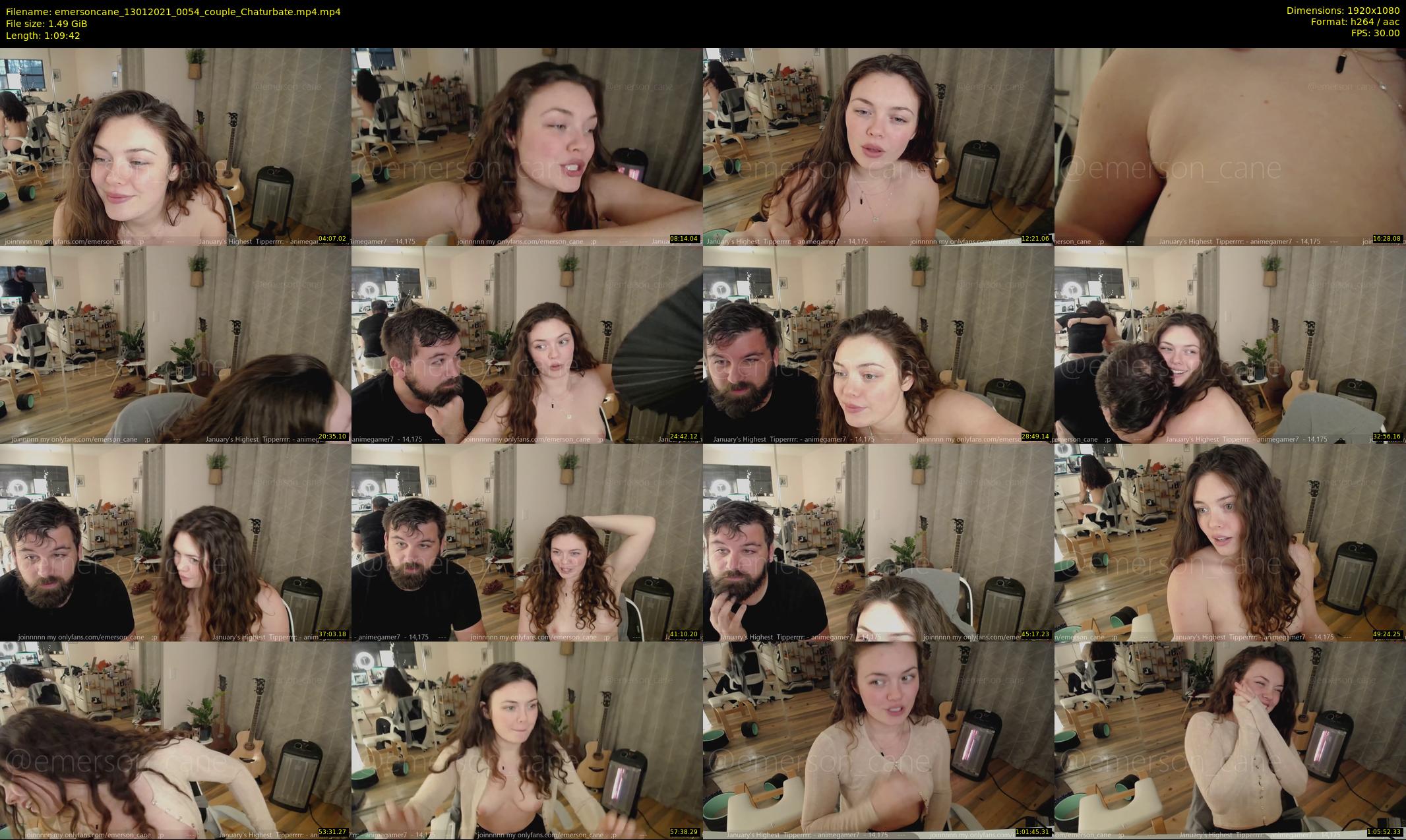 emersoncane — 70 minute Chaturbate female cam show recording, 1080p, Jan 13, 2021