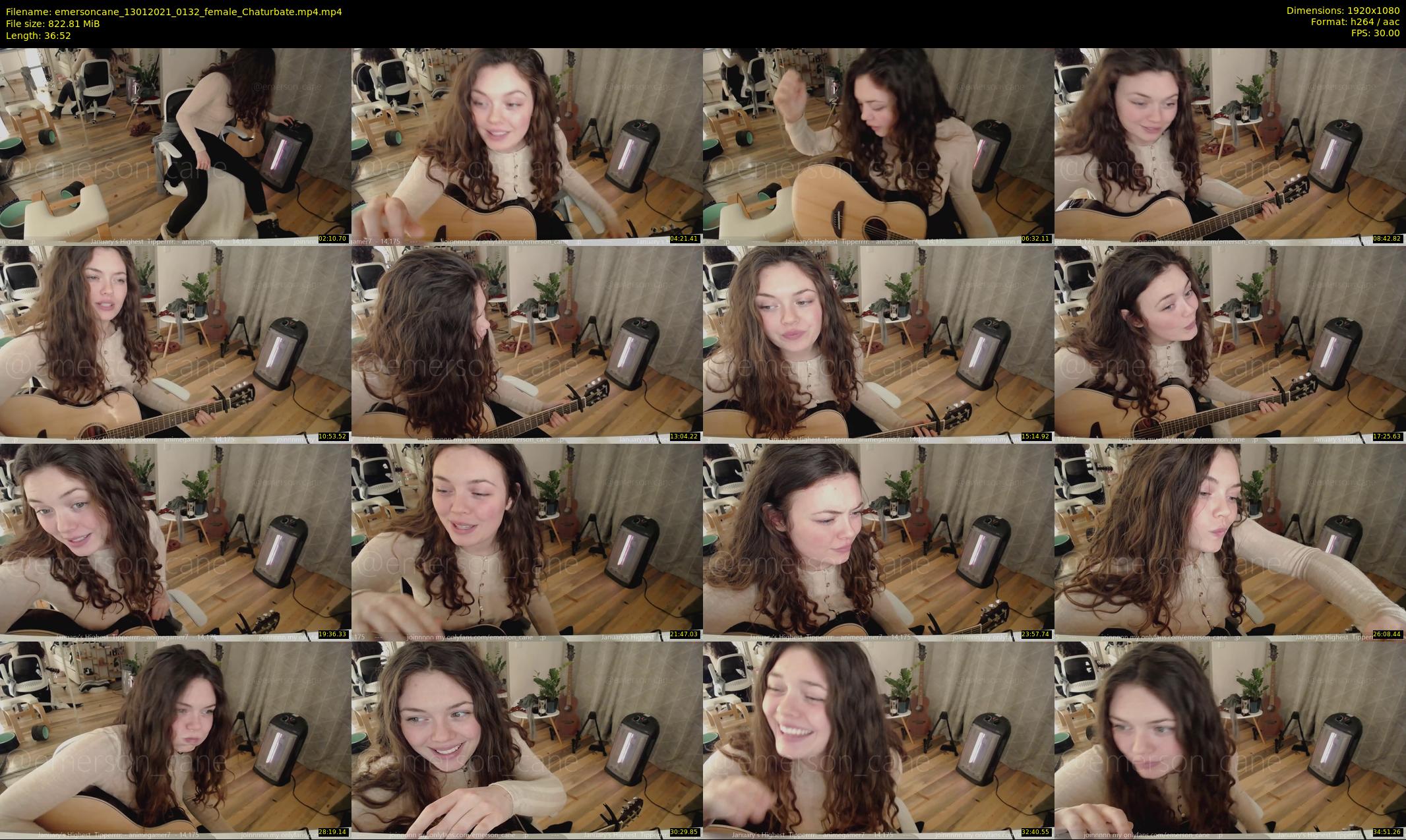 emersoncane — 37 minute Chaturbate female cam show recording, 1080p, Jan 13, 2021