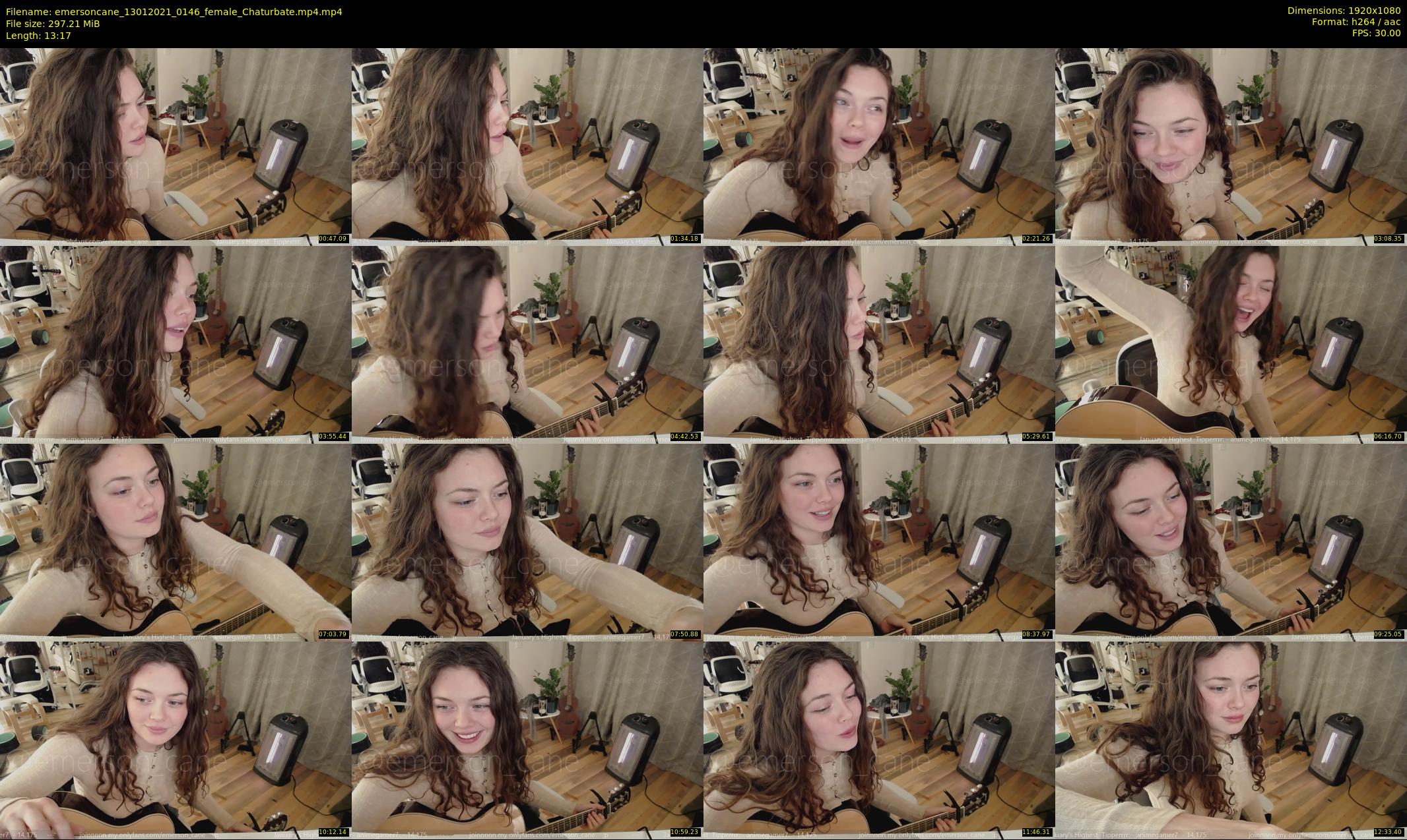 emersoncane — 14 minute Chaturbate female cam show recording, 1080p, Jan 13, 2021