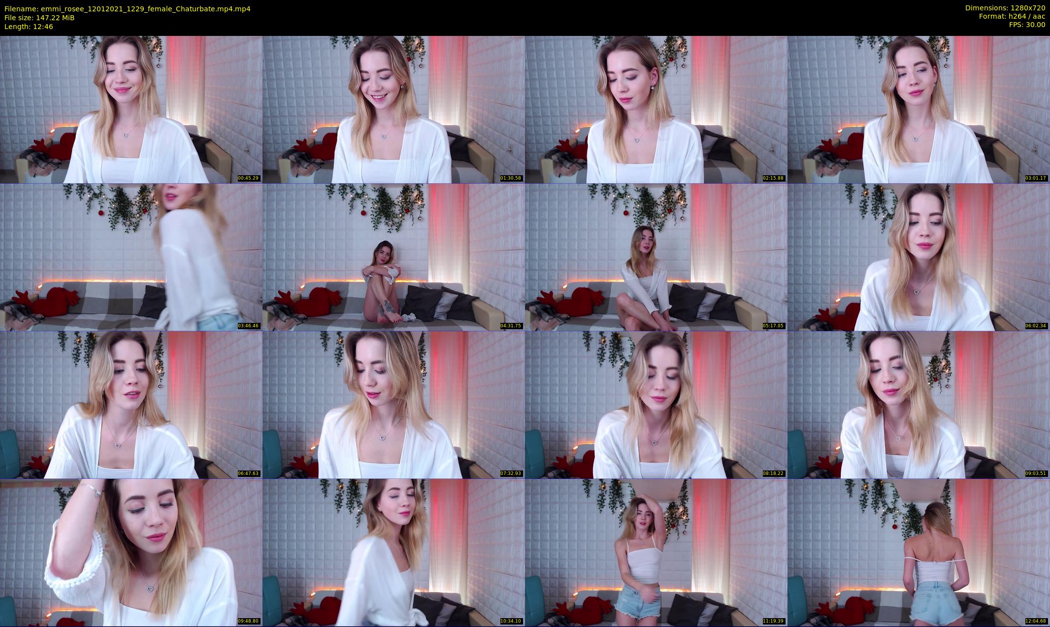 emmi_rosee — 13 minute Chaturbate female cam show recording, 720p, Jan 12, 2021