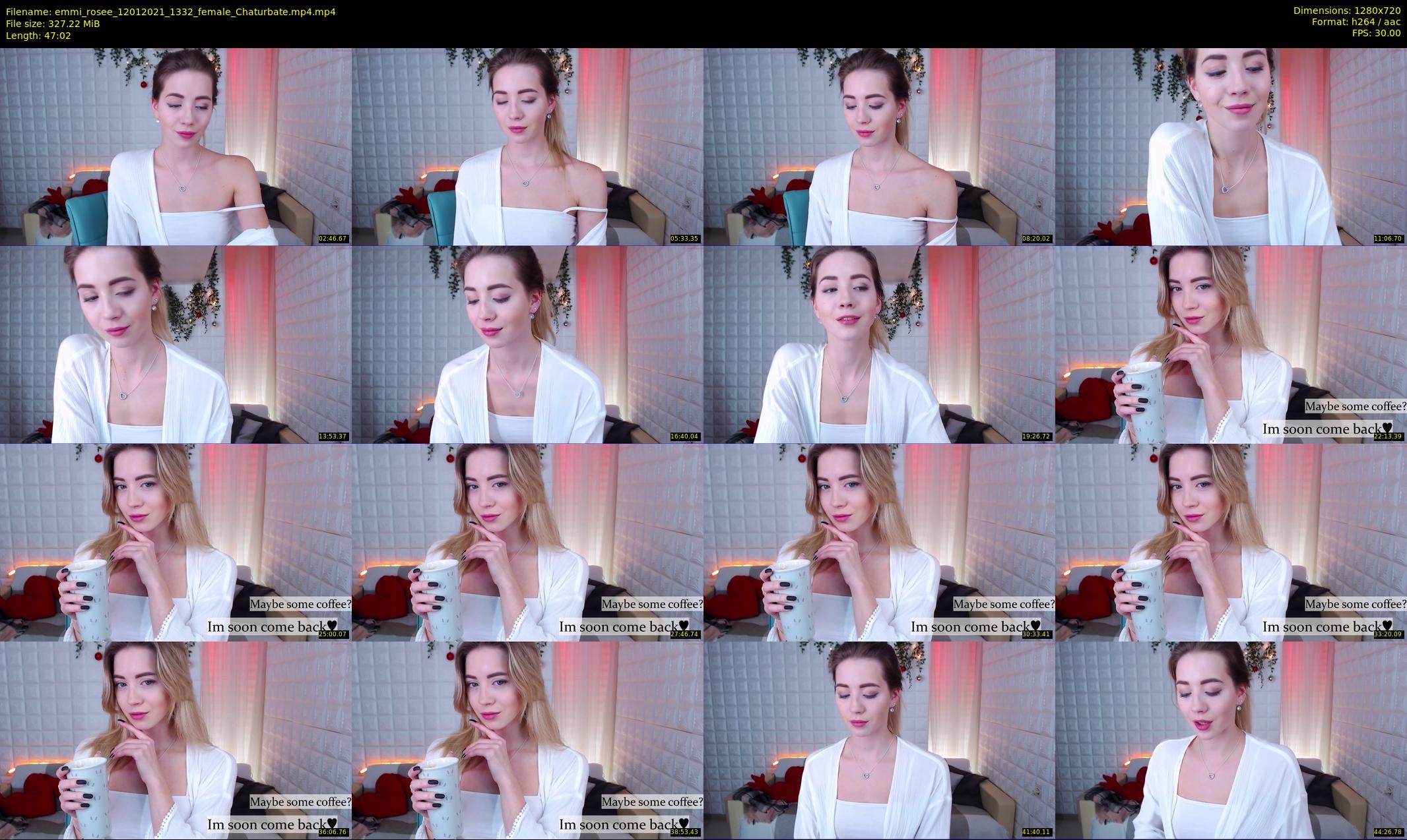 emmi_rosee — 48 minute Chaturbate female cam show recording, 720p, Jan 12, 2021