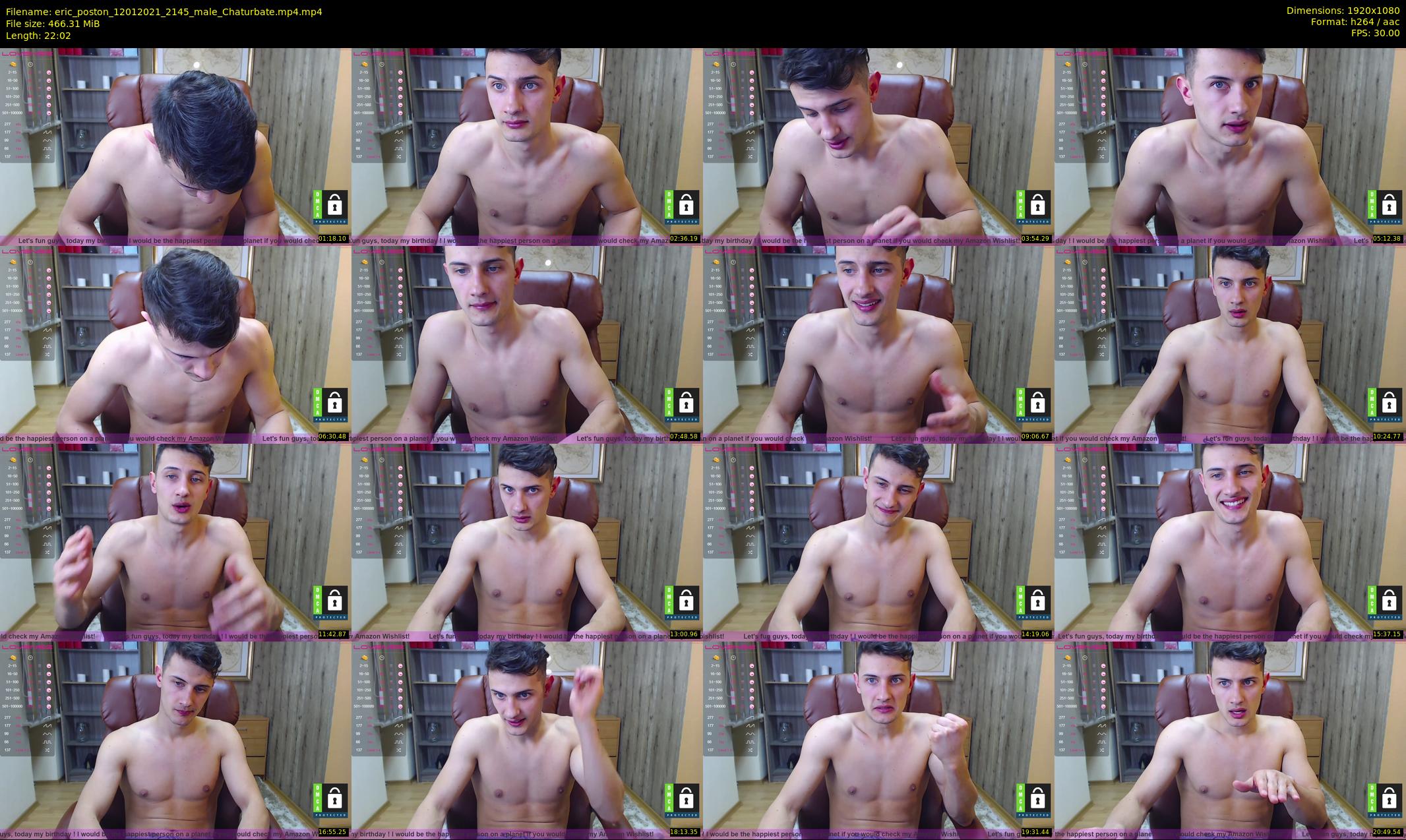 eric_poston — 23 minute Chaturbate male cam show recording, 1080p, Jan 12, 2021