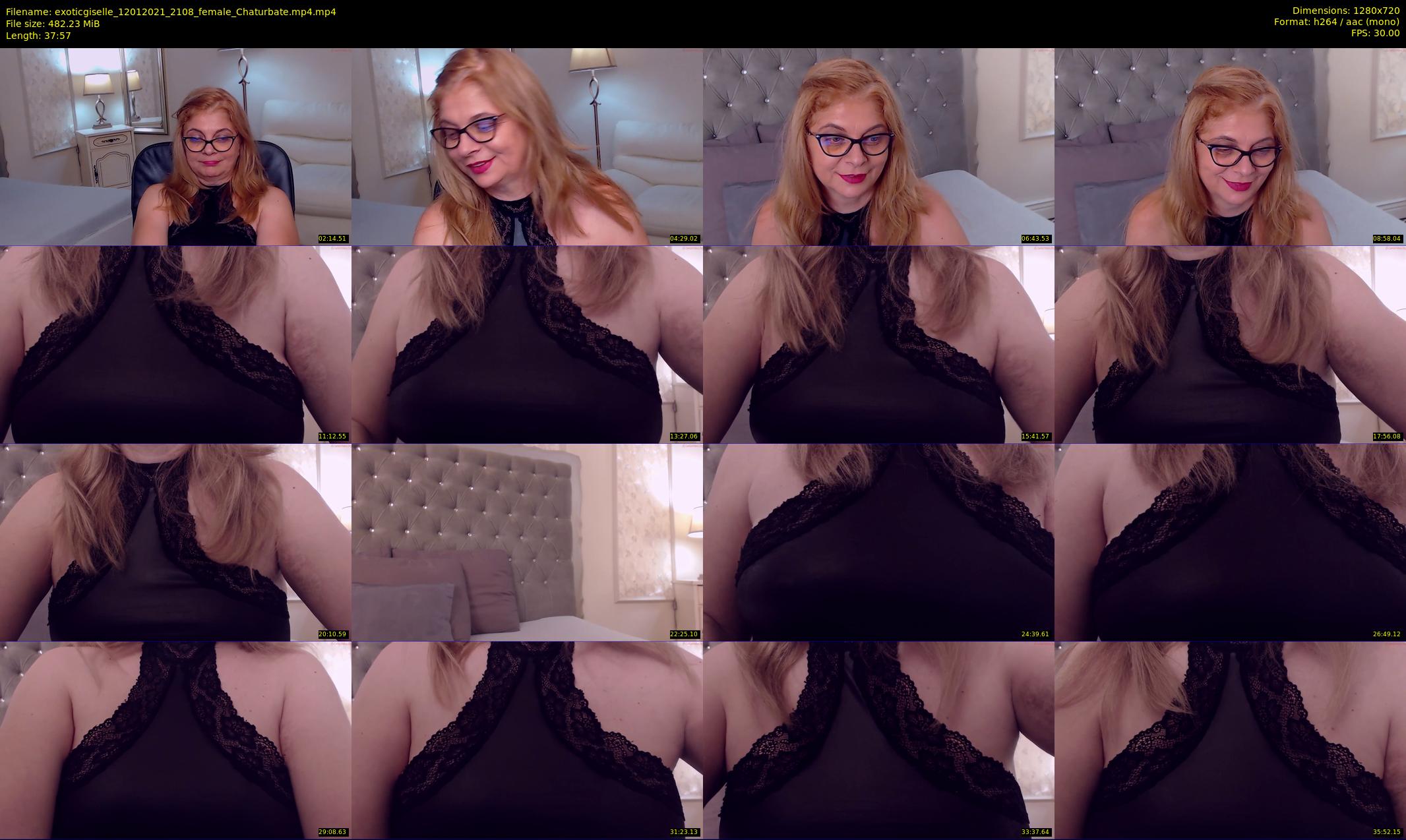 exoticgiselle — 38 minute Chaturbate female cam show recording, 720p, Jan 12, 2021