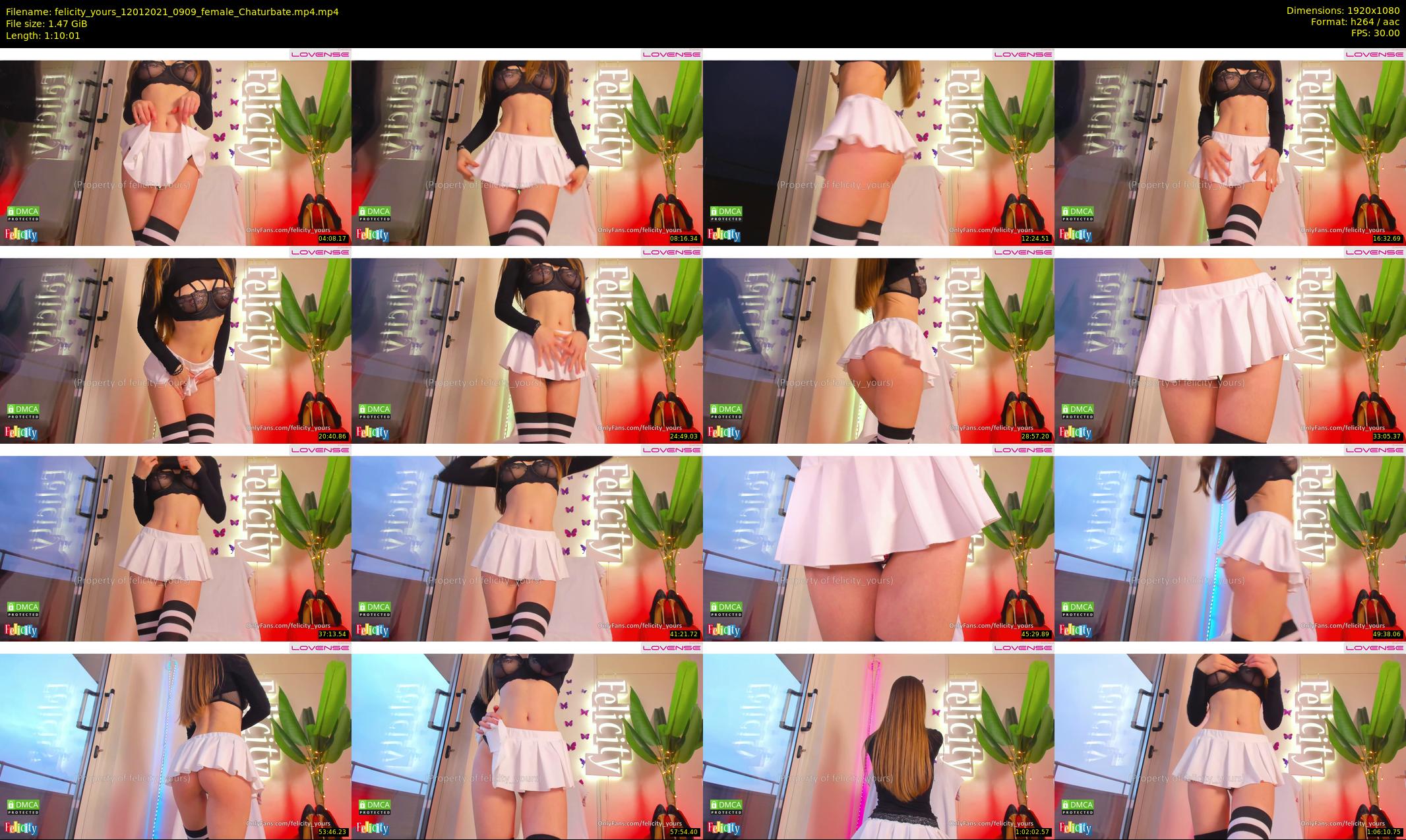 felicity_yours — 71 minute Chaturbate female cam show recording, 1080p, Jan 12, 2021