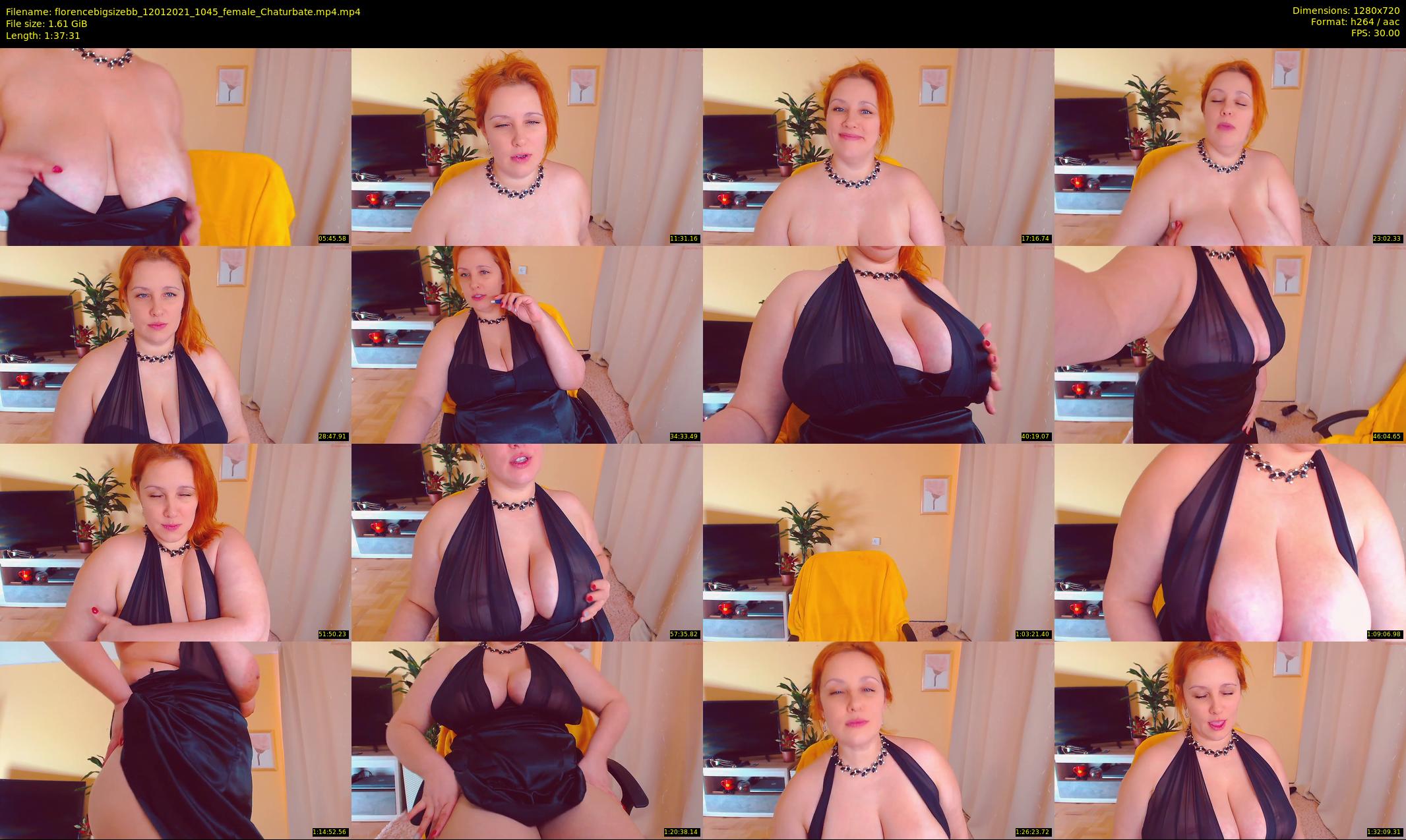 florencebigsizebb — 98 minute Chaturbate female cam show recording, 720p, Jan 12, 2021