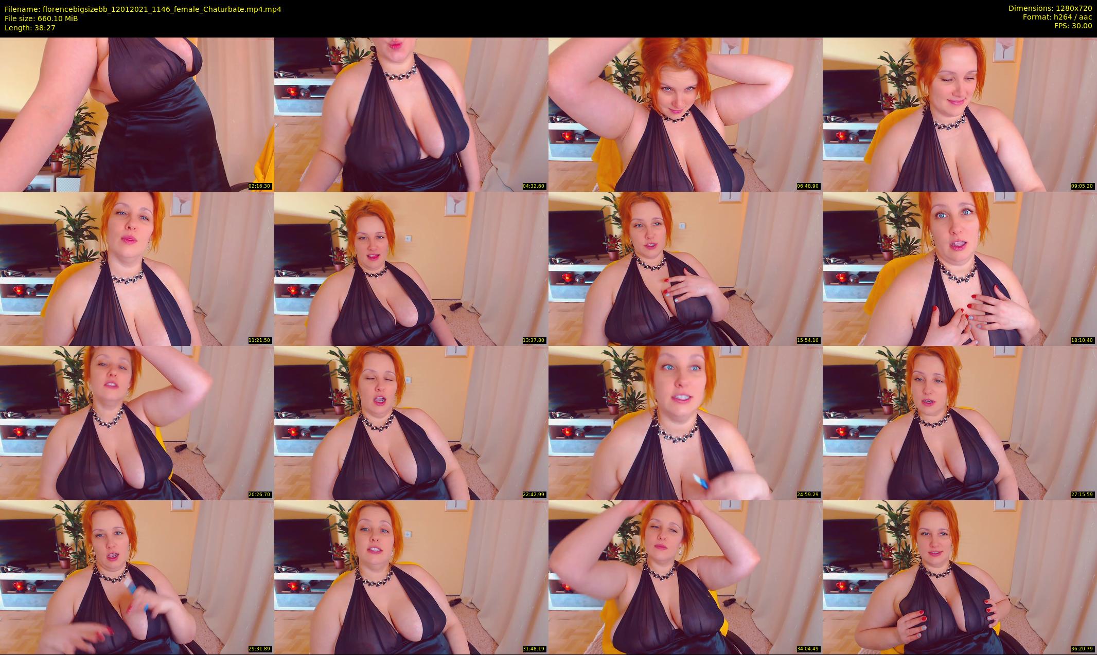 florencebigsizebb — 39 minute Chaturbate female cam show recording, 720p, Jan 12, 2021