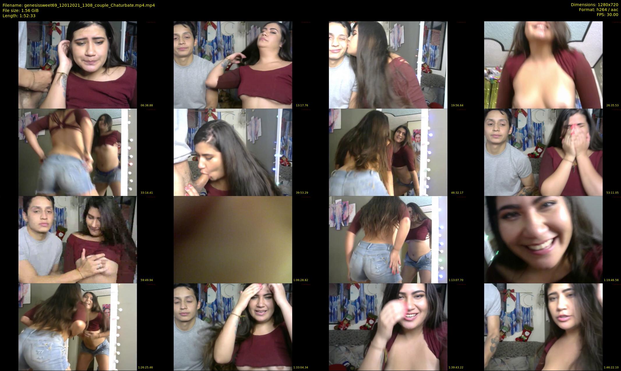 genesissweet69 — 113 minute Chaturbate couple cam show recording, 720p, Jan 12, 2021